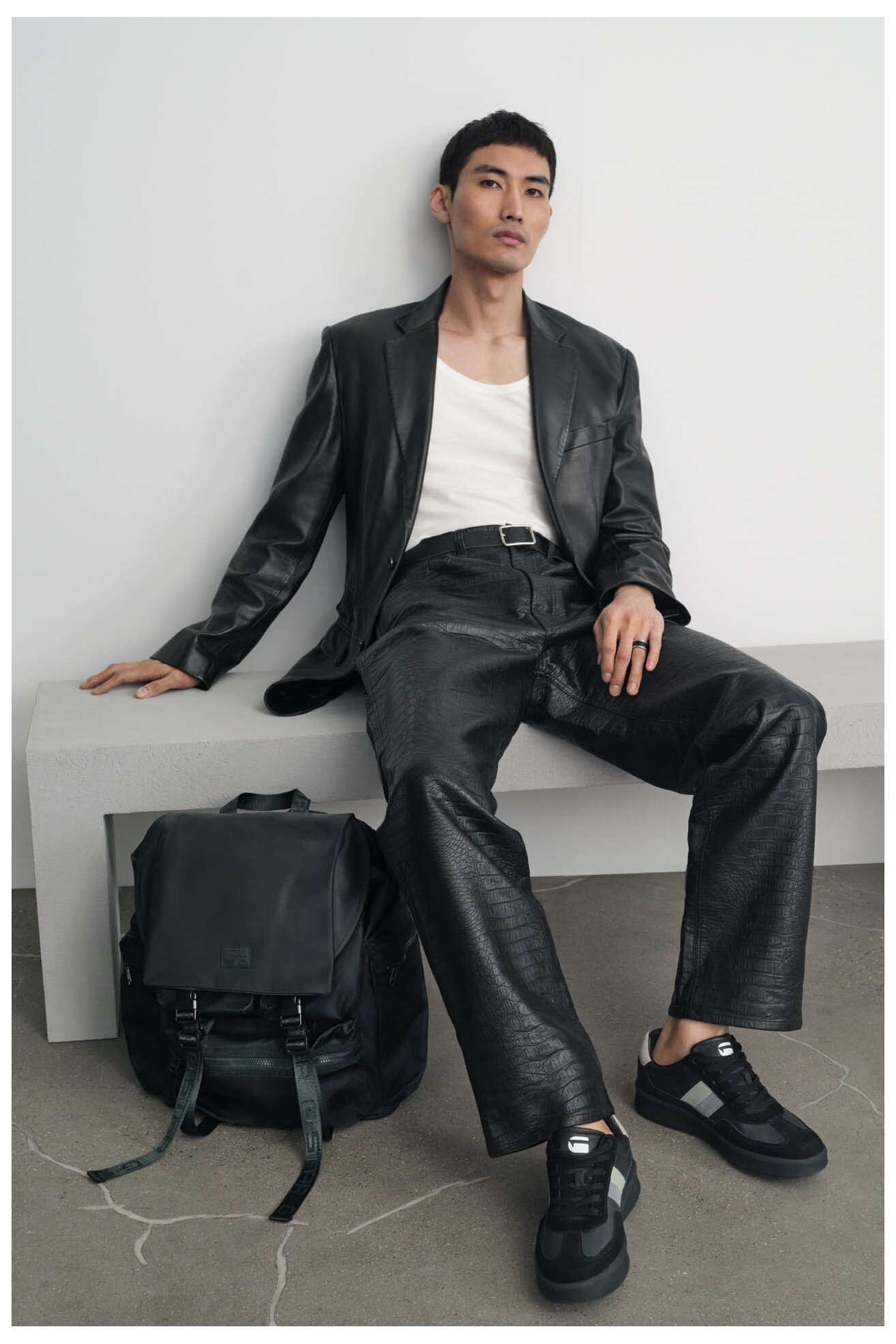 Tornacipő G-STAR RAW CARTER-01-WE FEKETE