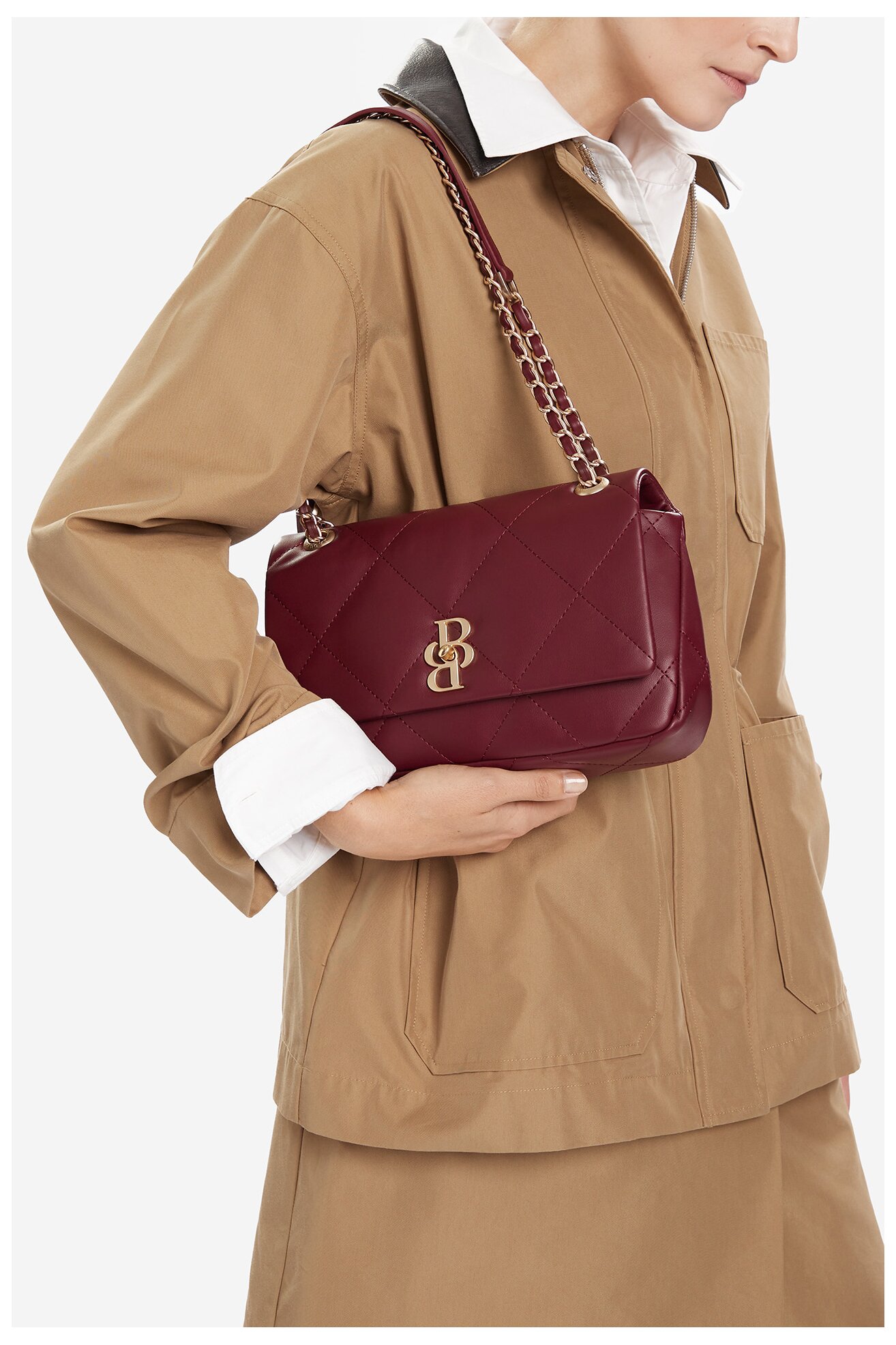 Kézitáska Badura C-ARYA-LA482-2953 BORDÓ