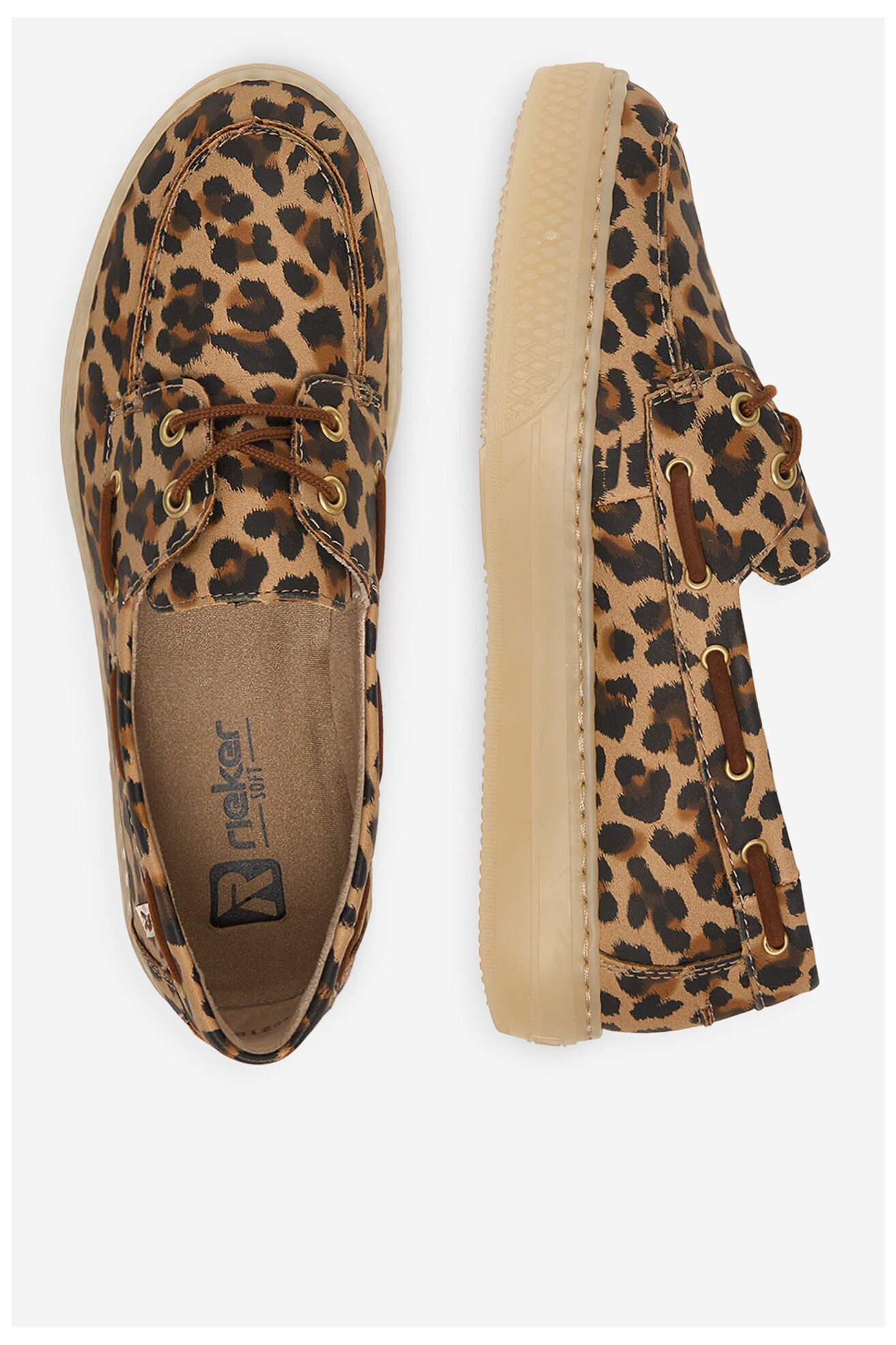 Mokasyn Rieker CEO-L5905-91 Beżowy ciemny