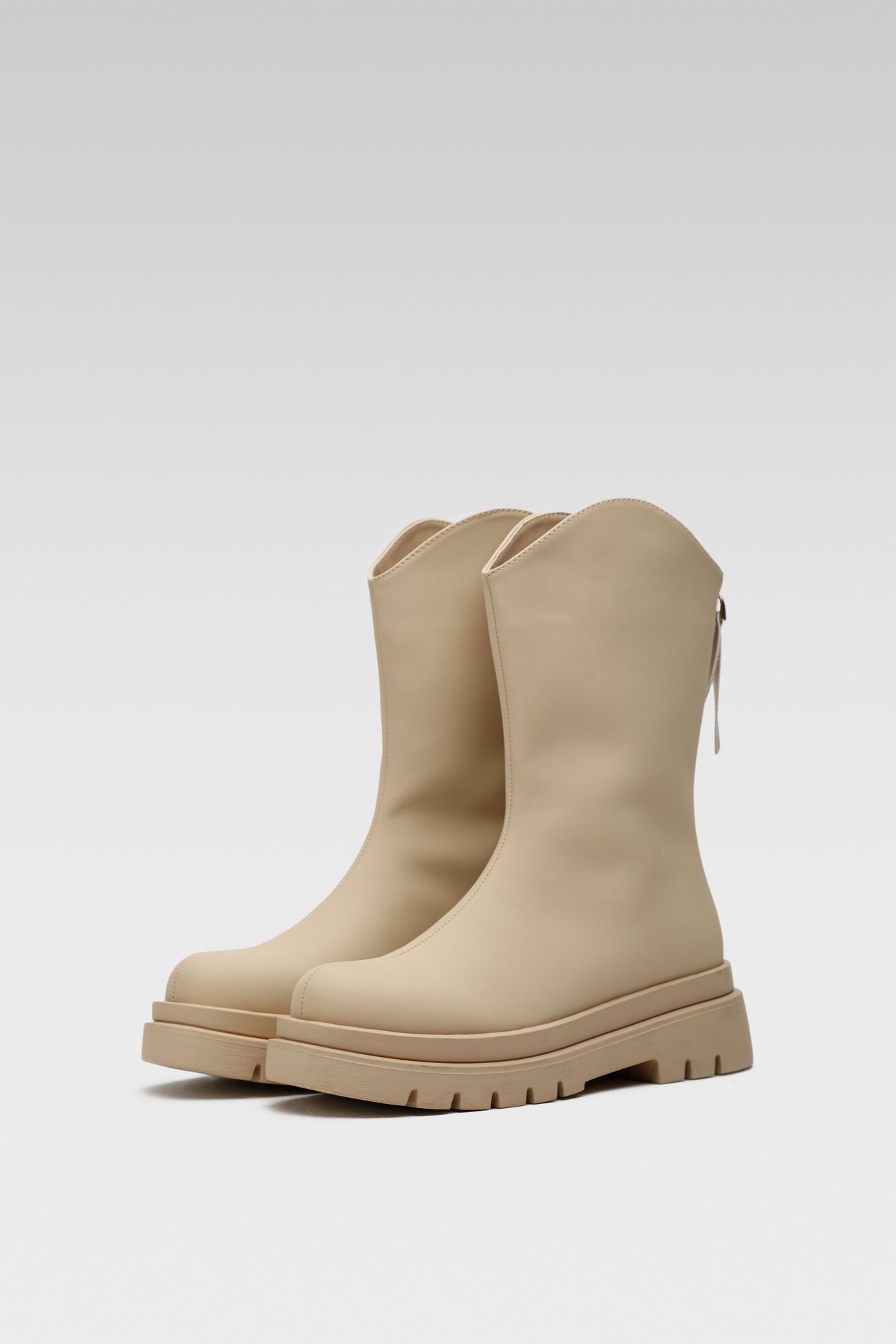 Botki DeeZee WS2601-01 Beżowy