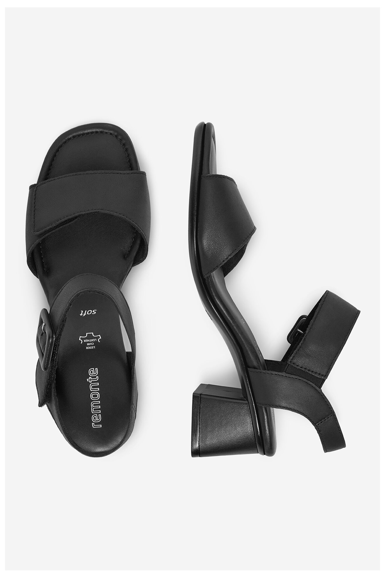 Sandały Remonte D1K51-00 Czarny