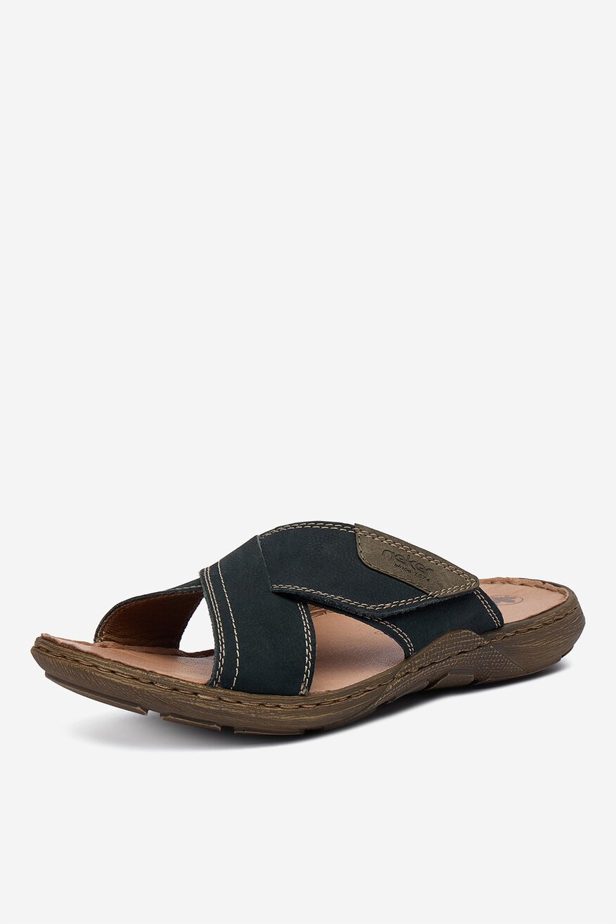 
                Rieker - Klapki skórzane - 5906751770283