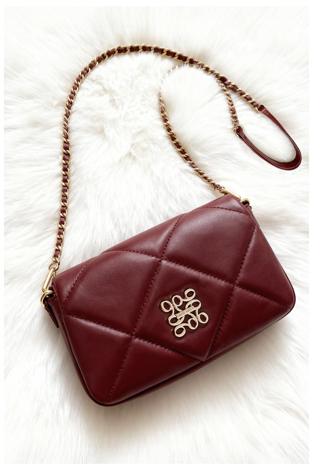 Torba NINE WEST CEO-ANNA-LA482-3299 BORDO