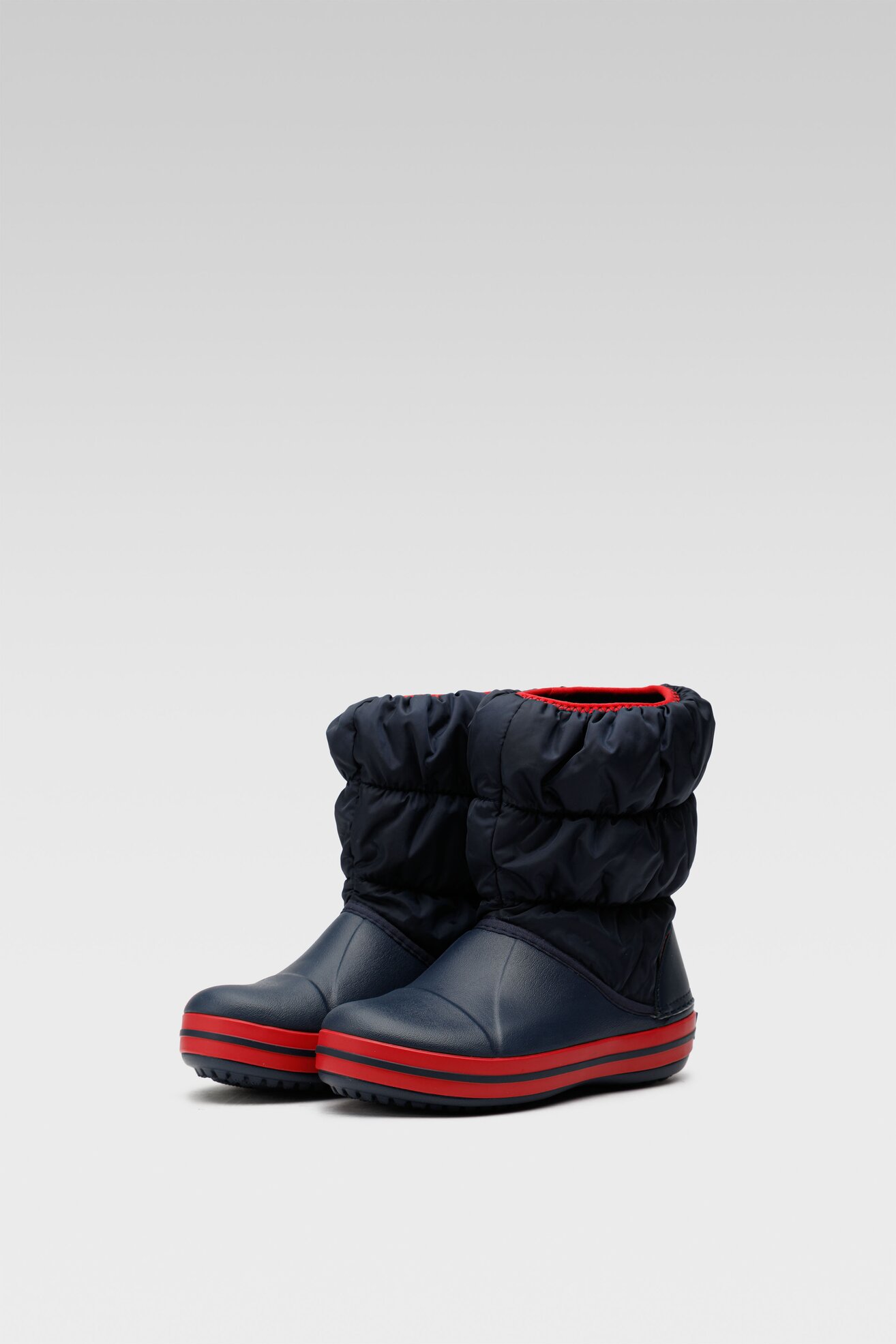 Kozaki Crocs WINTER PUFF BOOT KIDS 14613-485 Granatowy