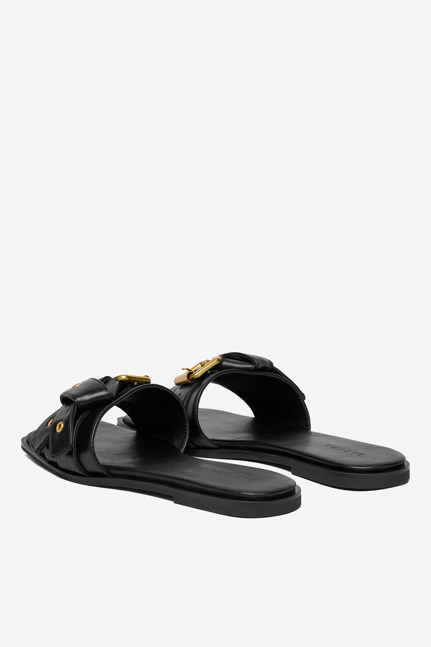 Badura - Klapki skórzane - 5906751818220