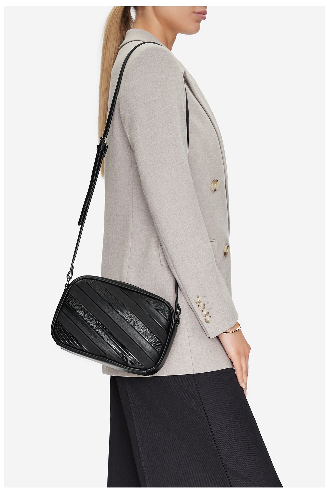 Kézitáska Lasocki LSK-X-011-07 FEKETE