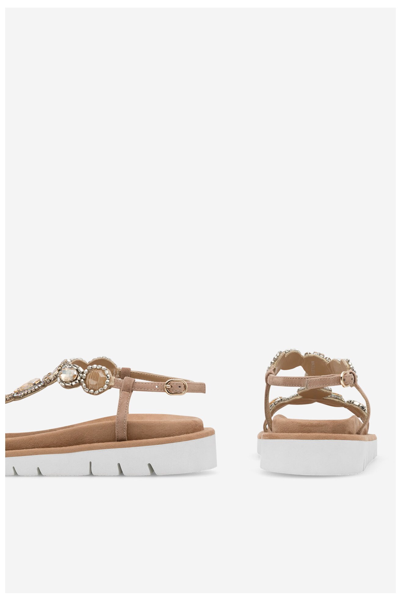 Сандали EVA MINGE MATILDE-V1175-95 БЕЖОВ