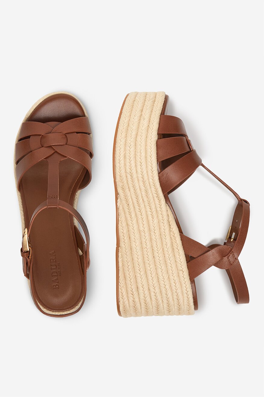 Badura - Espadryle skórzane - 5906751671115