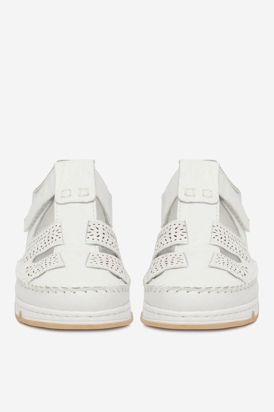 
                Половинки обувки Rieker БЯЛ - 5906751832356