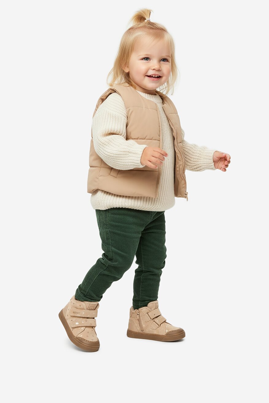 Šněrovací vyšší obuv Lasocki Kids BÉŽOVÁ - 5906751213186