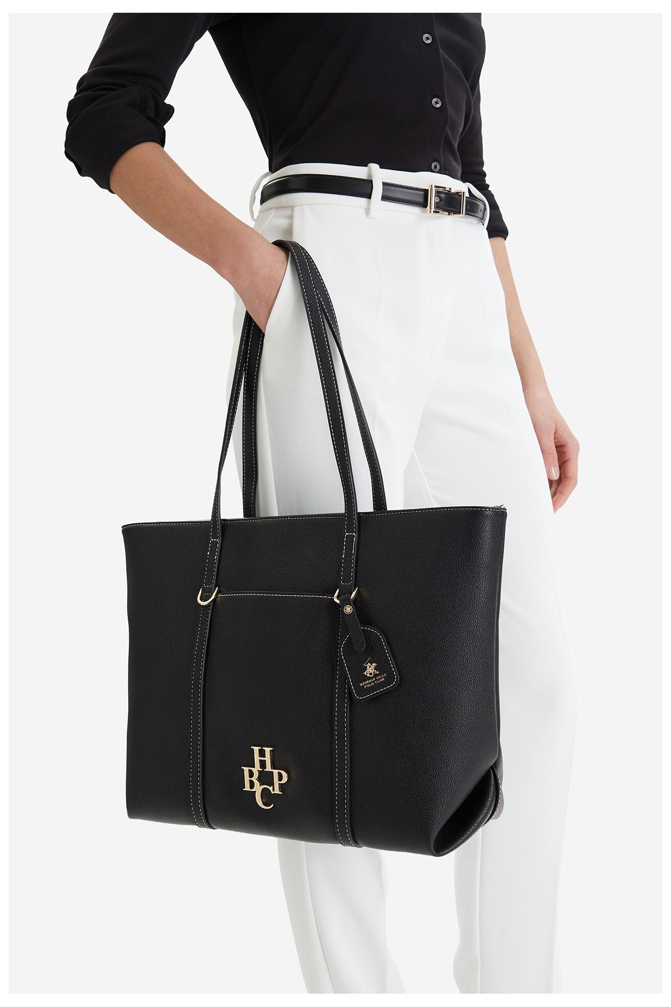 Torebka Beverly Hills Polo Club CEO-BHPC-C-024-09 Czarny