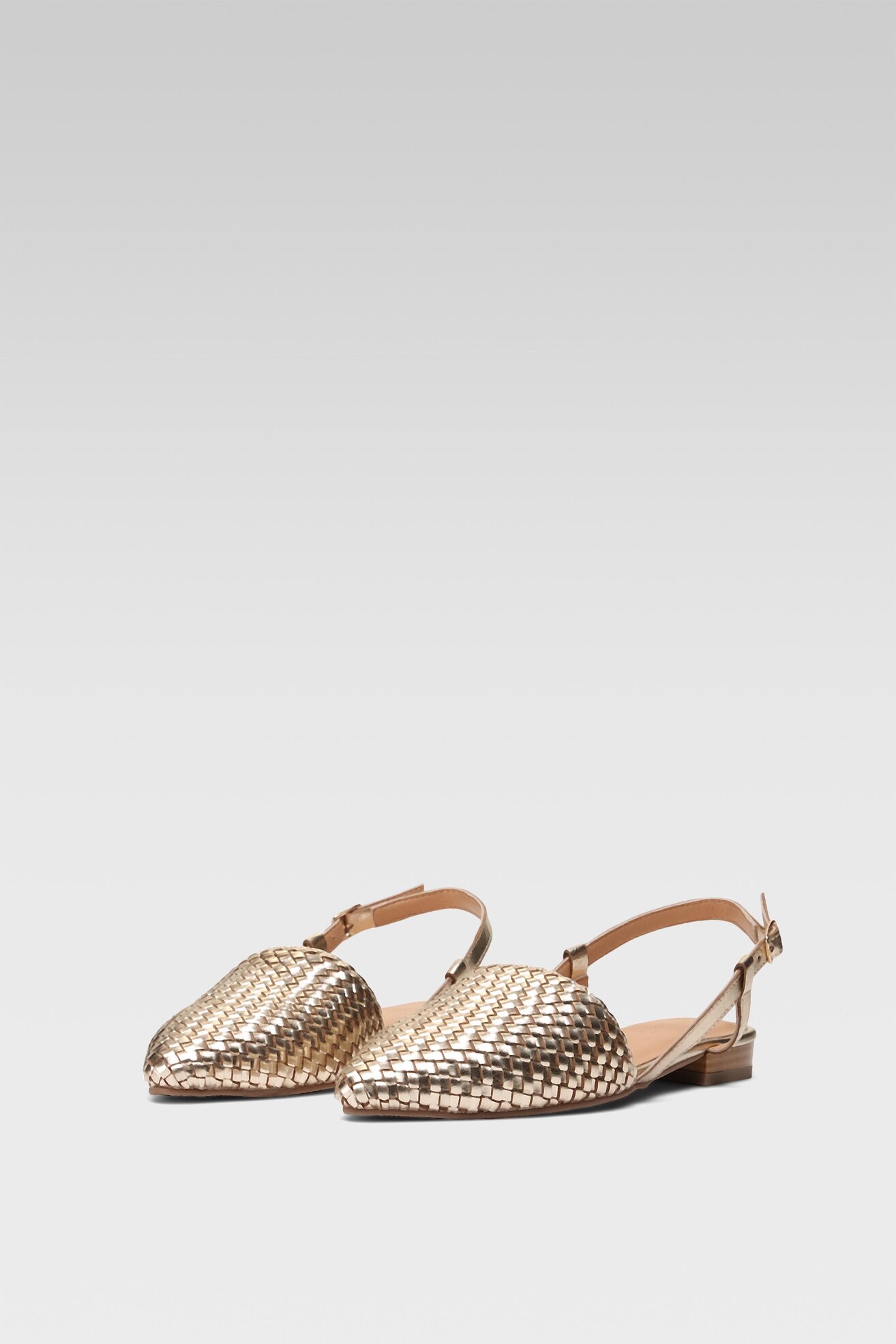 Baleriny Lasocki MADALIA WI29-CHR06 Złoty