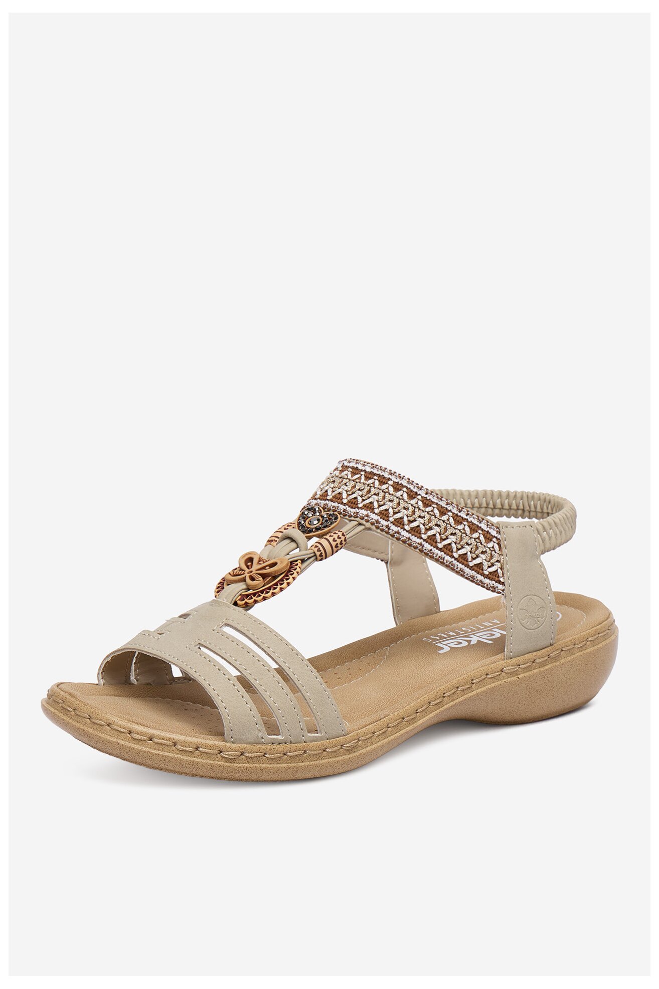 Sandały Rieker CEO-61855-62 Beżowy