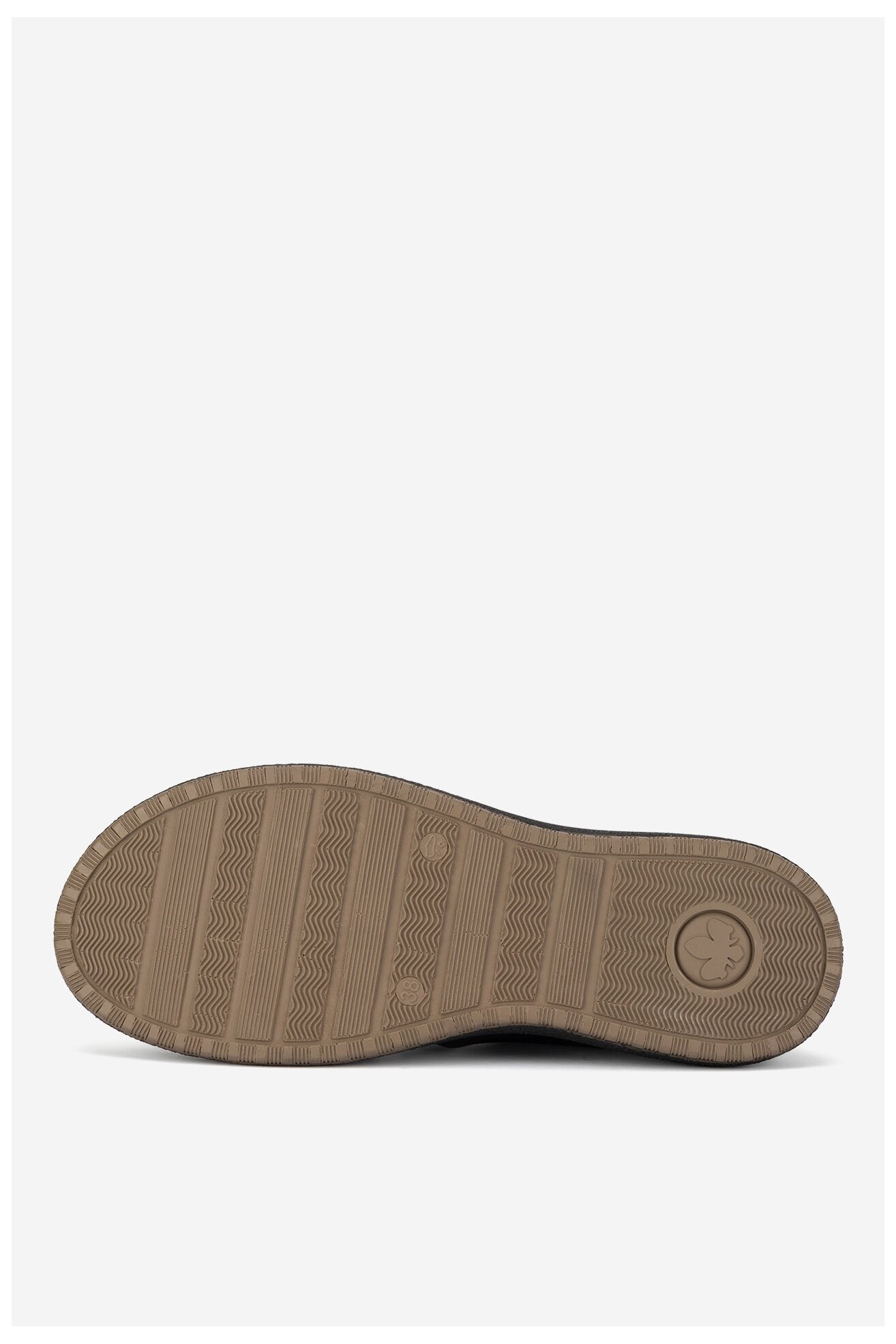 Polobotka Rieker 50968-35 BORDÓ TMAVÁ