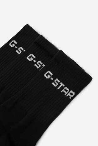Čarape G-STAR RAW AS_G_STAR_001W_SS25 (3-PACK) CRNA