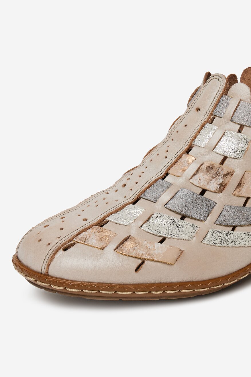 Pantofi cu toc Rieker BEJ ÎNCHIS - 2230074045845