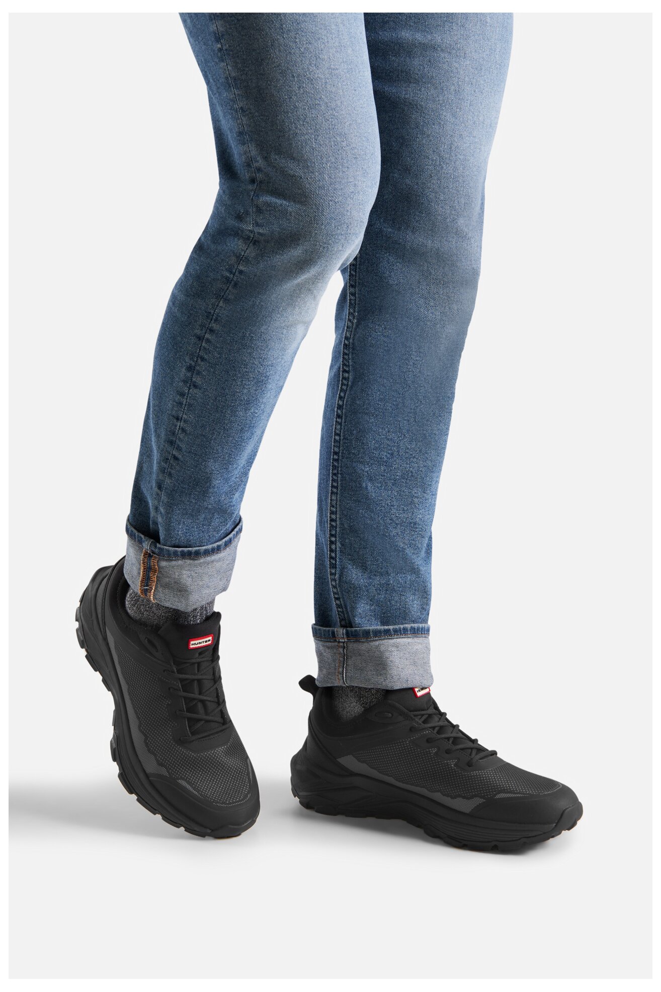 Pantofi casual HUNTER H1-027 NEGRU