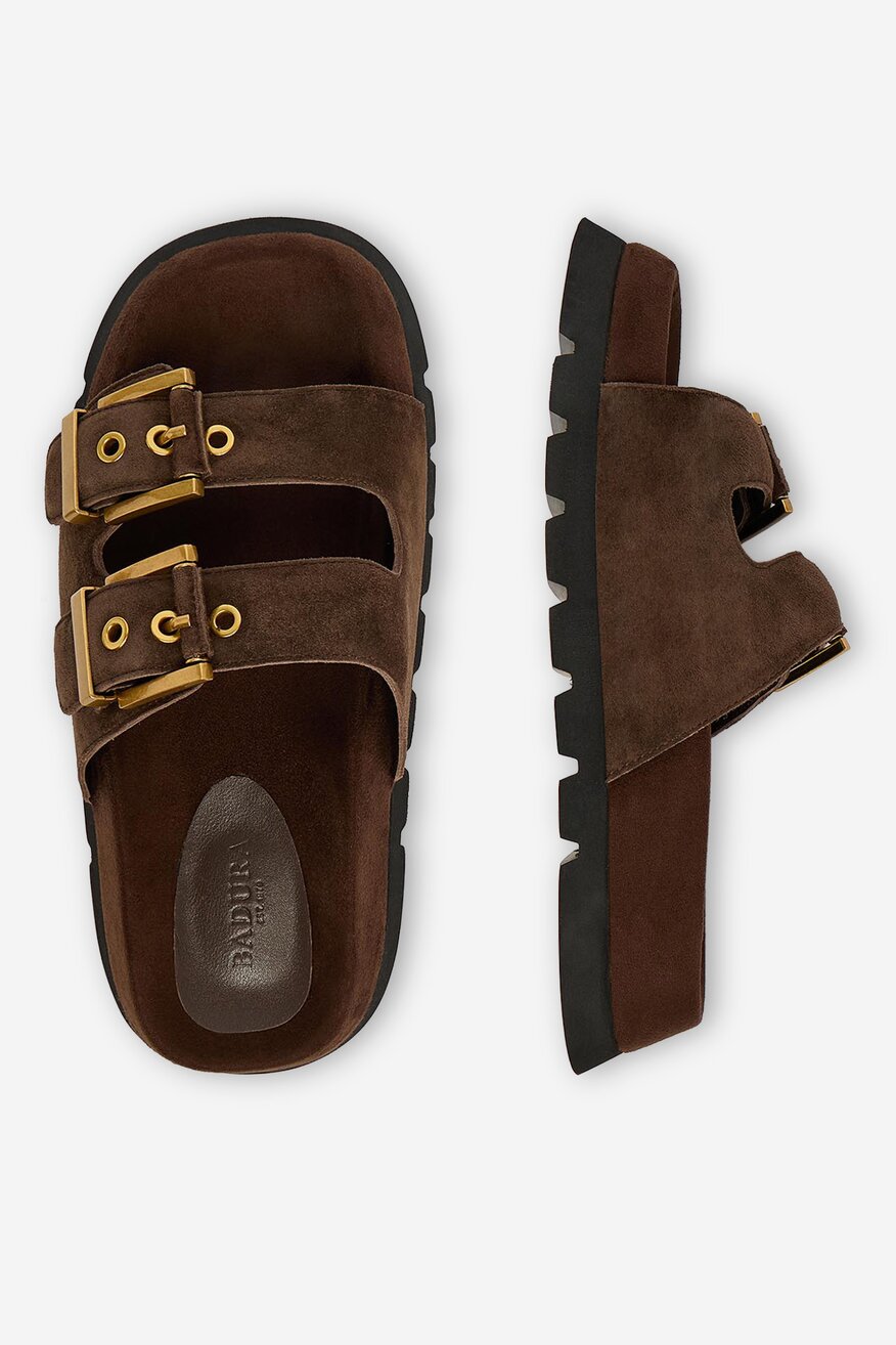 Badura - Klapki skórzane - 5906751990230
