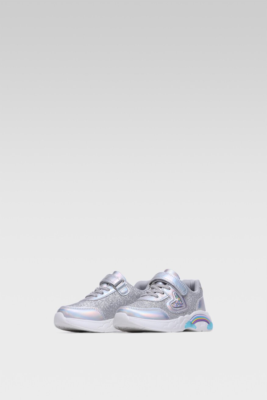 
                Nelli Blu - Sneakersy srebrne - 5904862715476