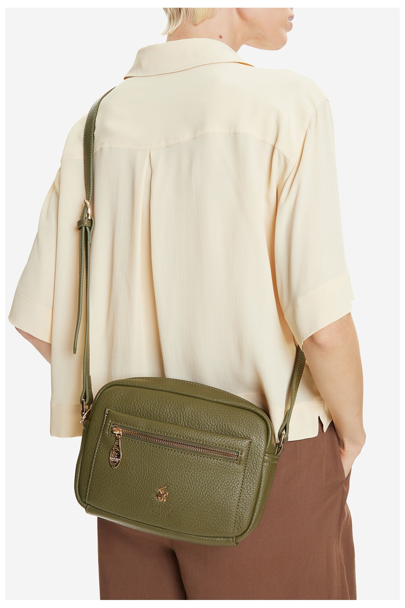 Сумка З Ремінцем Beverly Hills Polo Club CEO-BHPC-C-004-08 ЗЕЛЕНИЙ