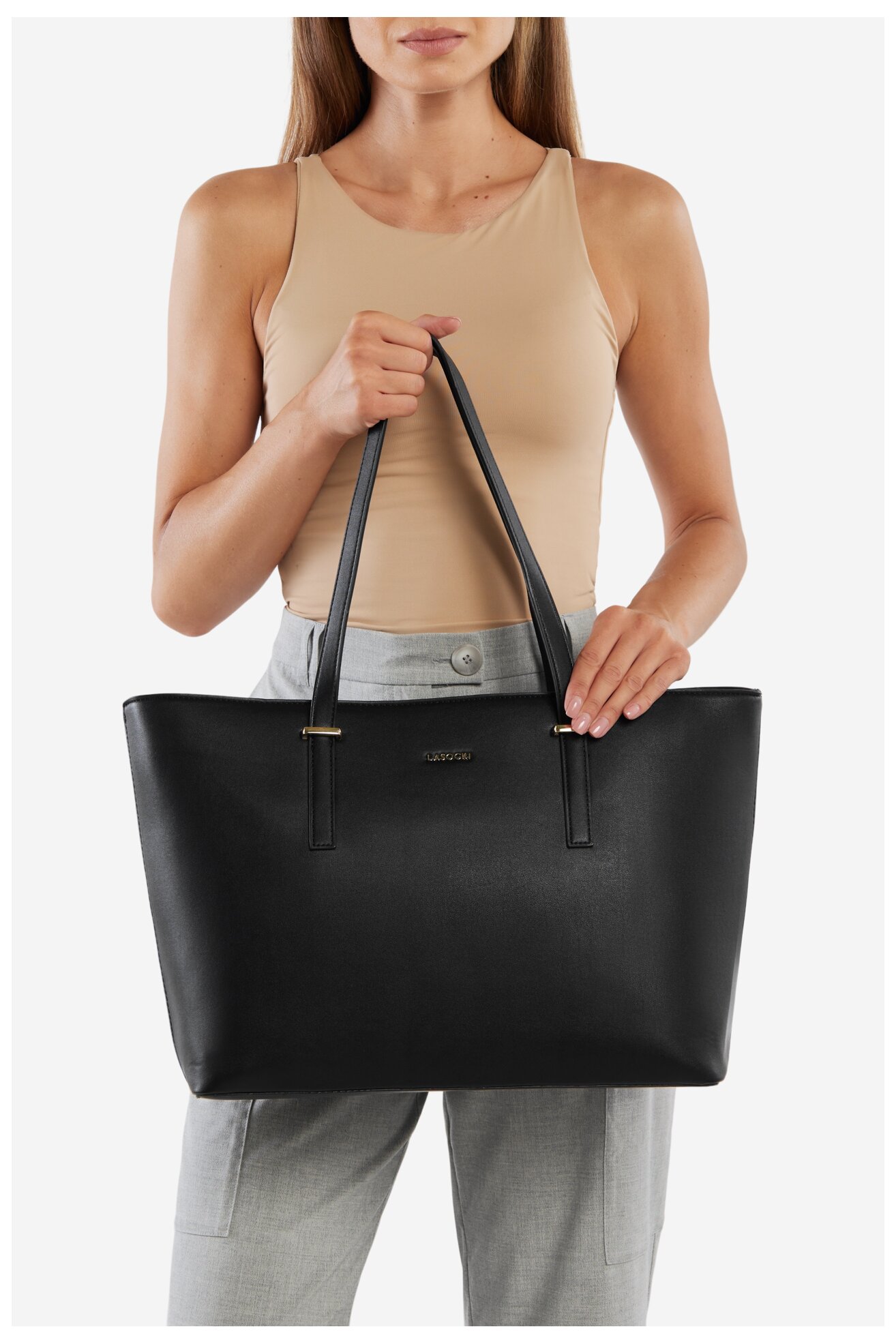 Kézitáska Lasocki MLP-B-004-06 FEKETE