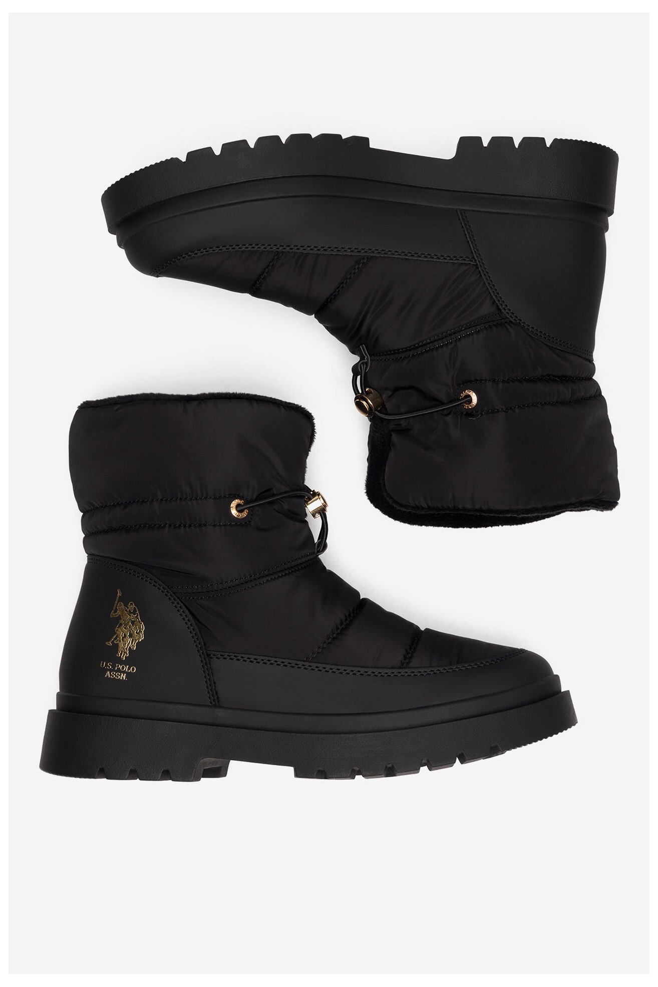 Боти U.S. POLO ASSN. VIVIAN001K/DTY1 ЧЕРЕН