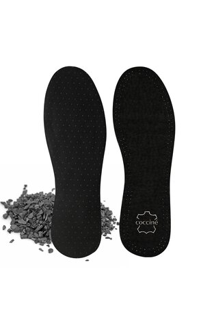 Ulošci za obuću Coccine COCCINE BLACK LEATHER & LATEX WKŁADKA NR 35-36AZ, COCCINE BLACK LEATHER & LATEX WKŁADKA NR 41-42AZ CRNA