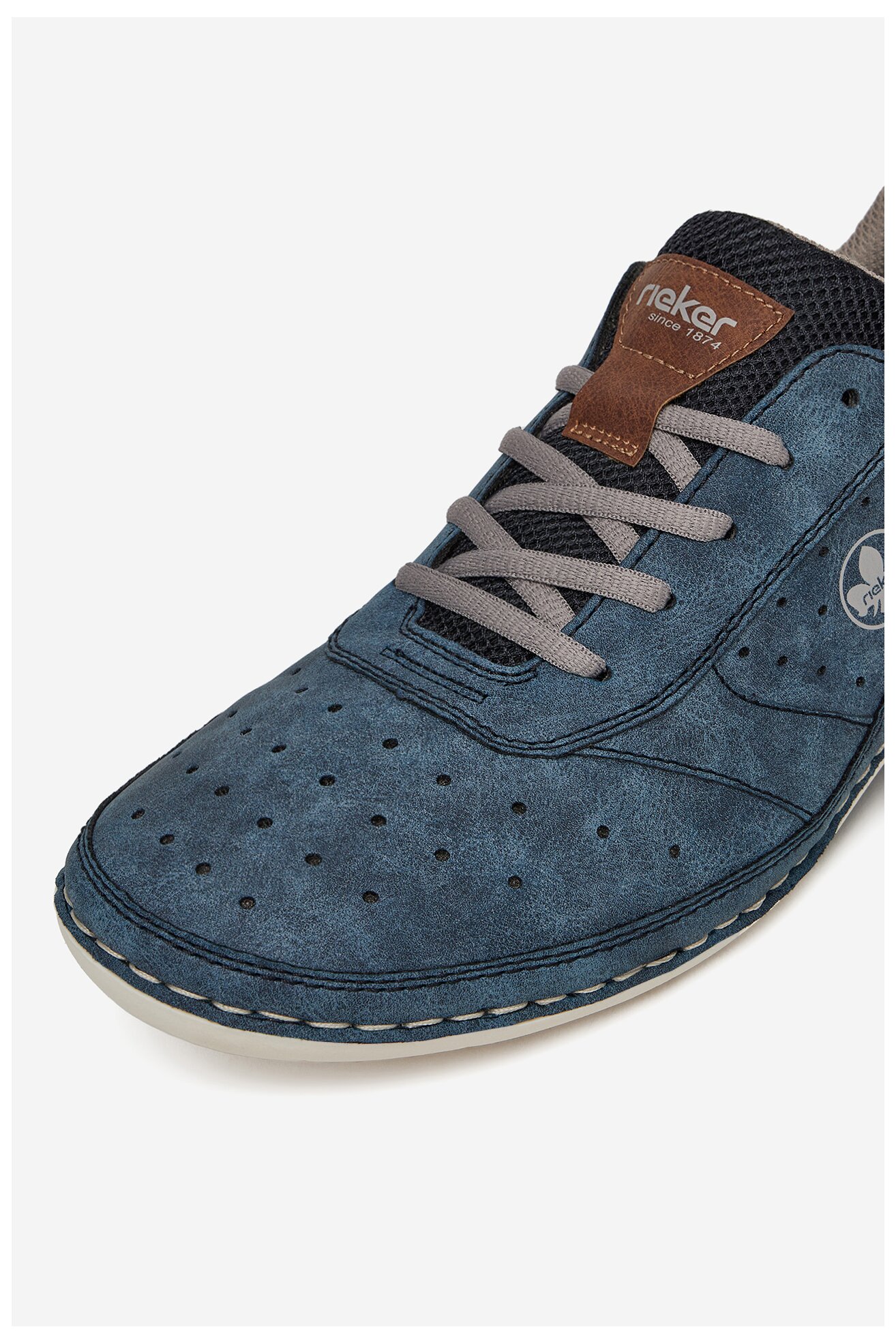 Половинки обувки Rieker 07506-16 КОБАЛТОВО СИНЬО