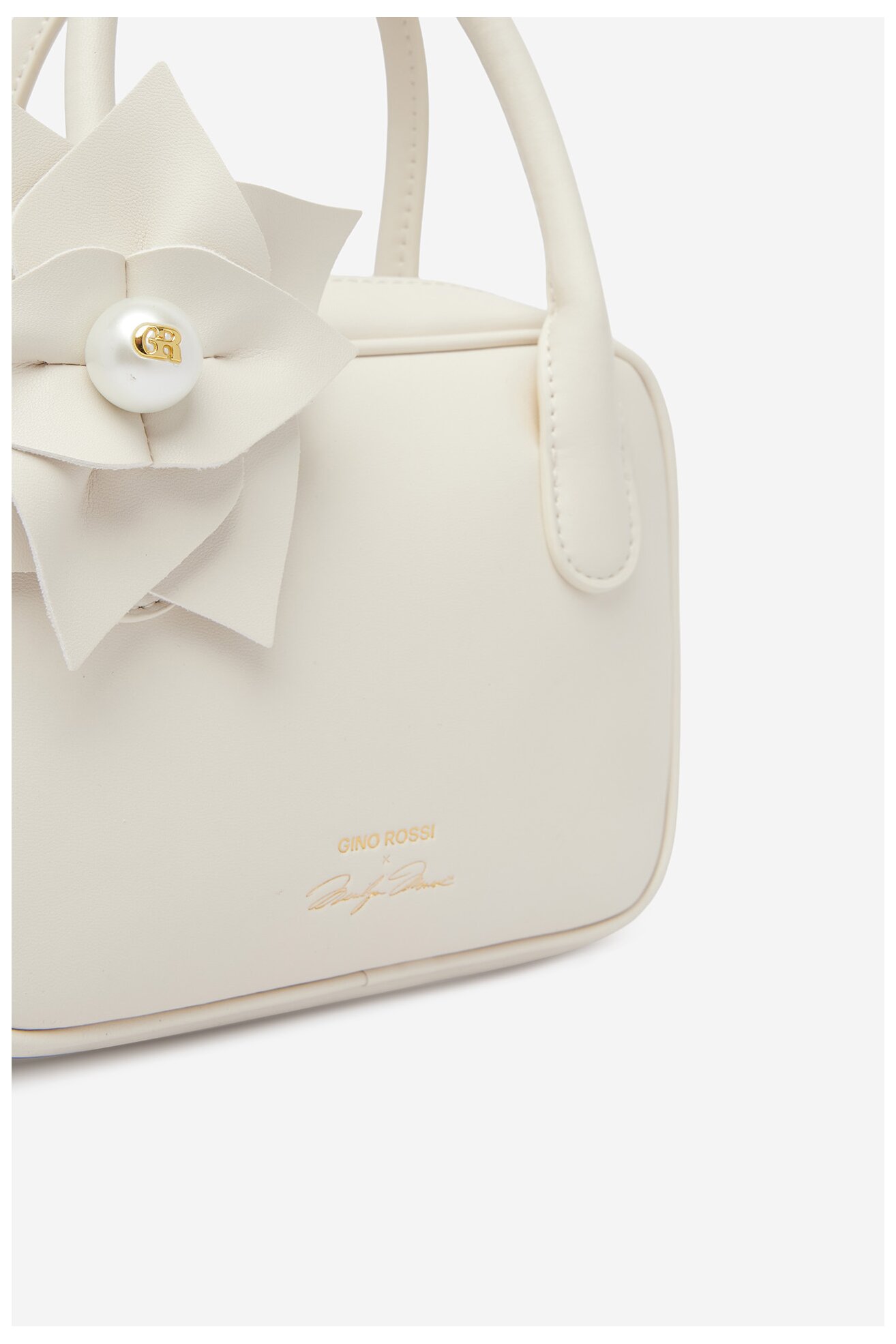 Сумка З Ремінцем Gino Rossi EO-ROSE-LA224-194455 БРУДНО-БІЛИЙ