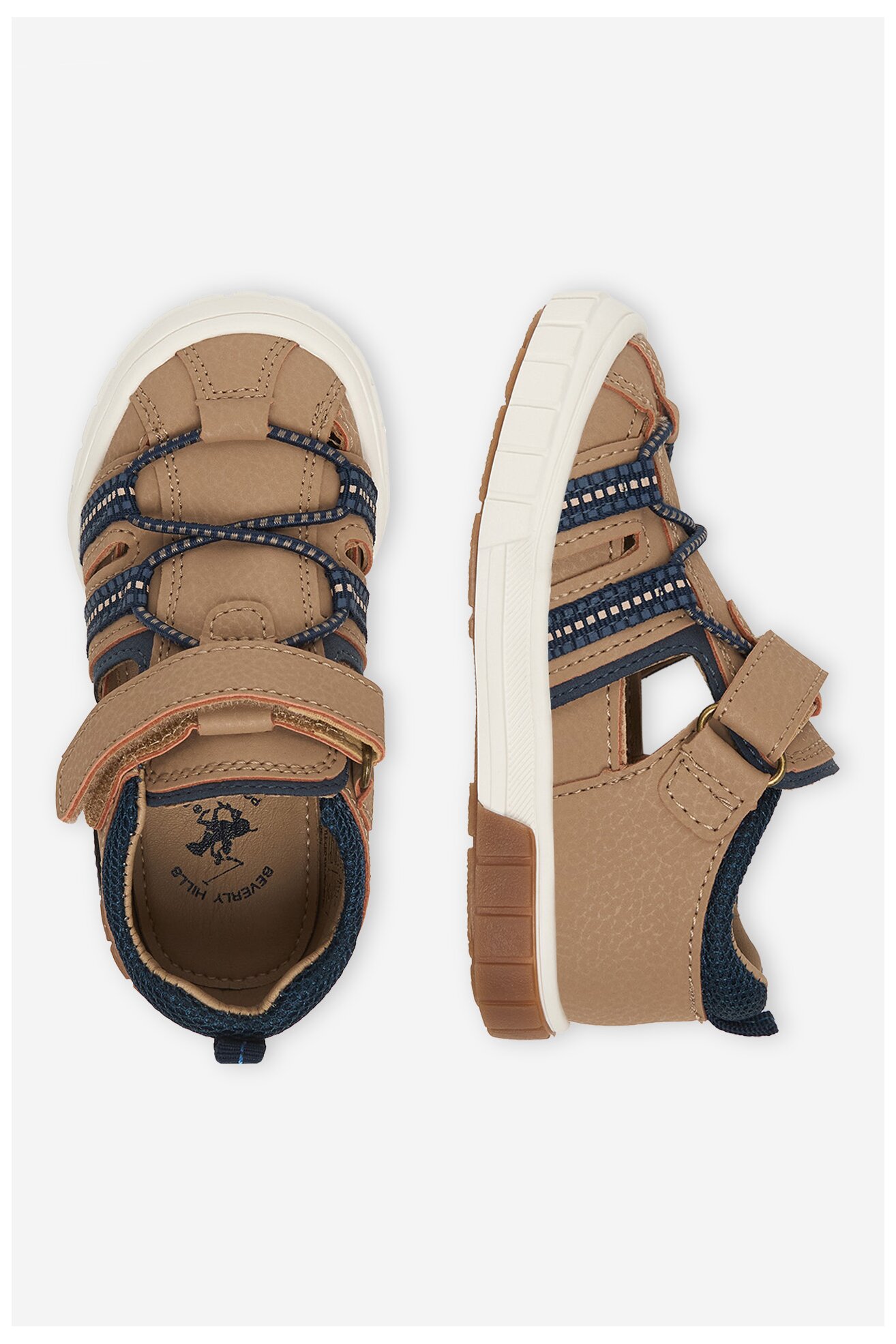 Sandały Beverly Hills Polo Club CEO-AVO-25071607163 Brązowy jasny