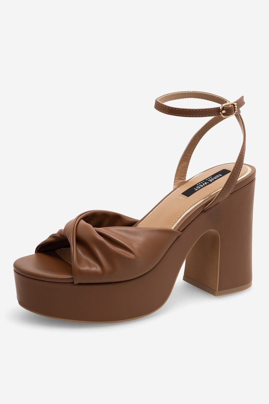 Sandály NINE WEST HNĚDÁ - 5905588559672