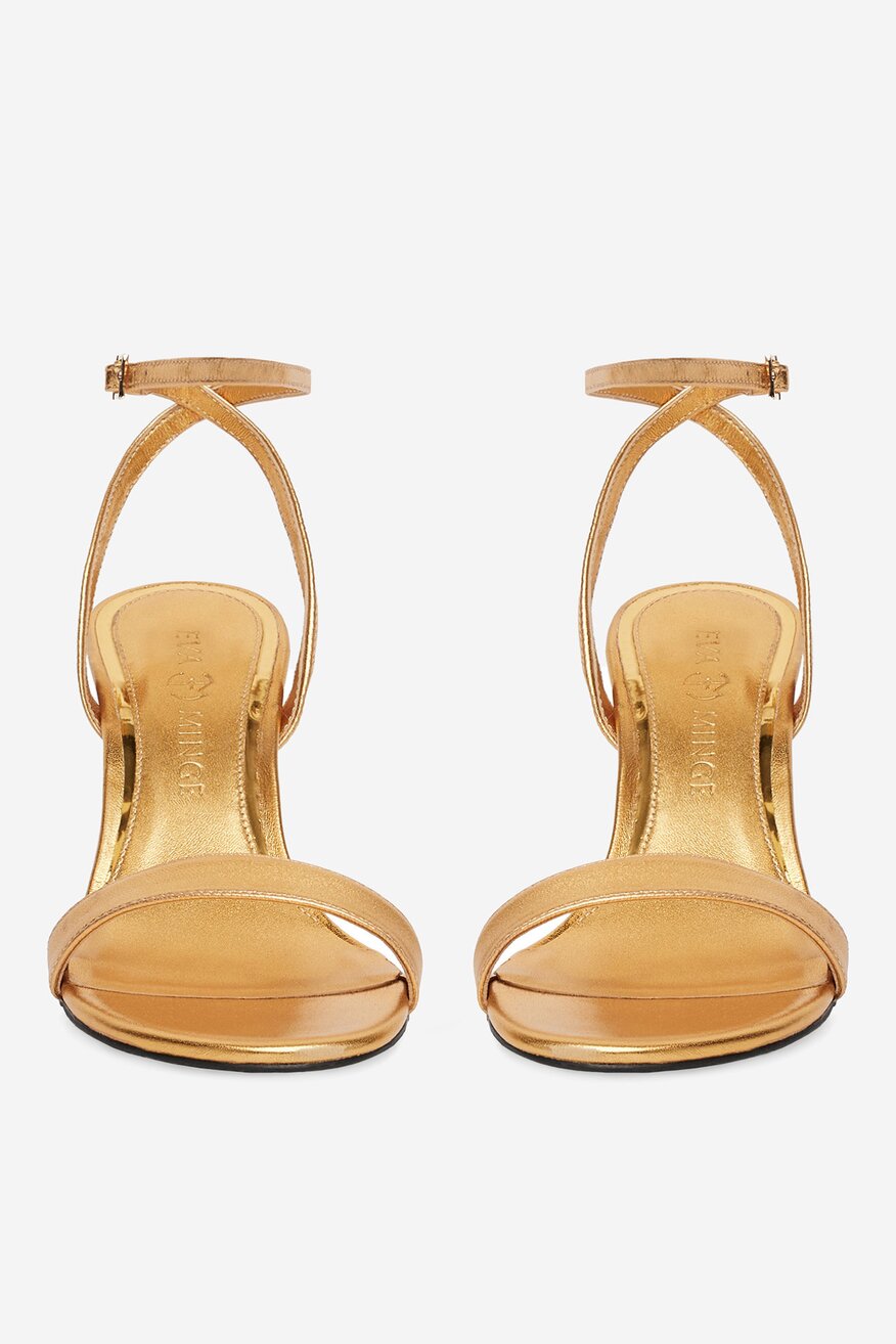 
                Сандалі EVA MINGE ЗОЛОТИЙ - 5903698297880