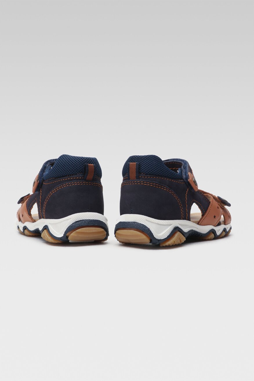 
                Lasocki Kids - Skórzane sandały granatowe - 5904248625887
