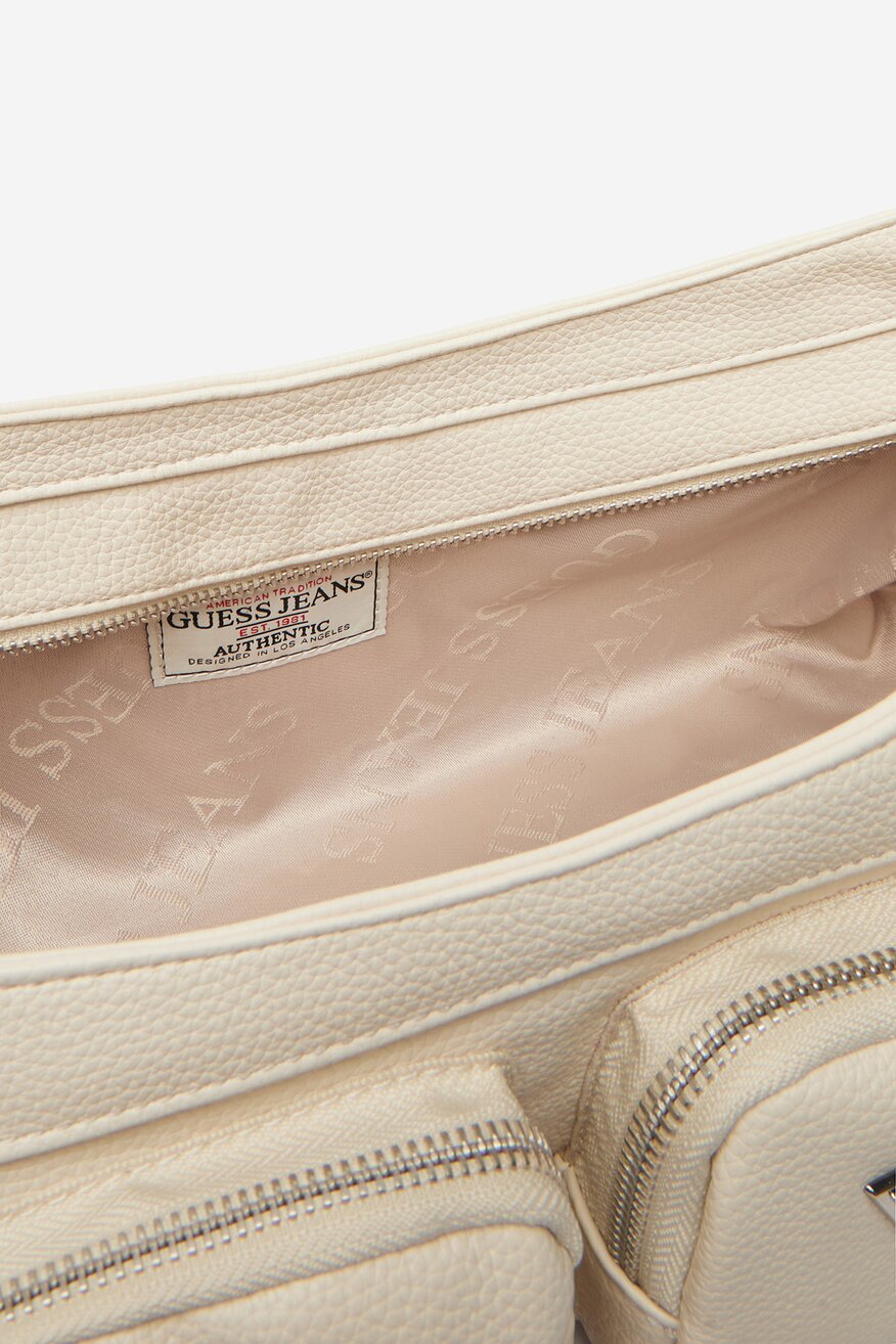 
                Сумка З Ремінцем GUESS JEANS ІВОРИ - 5906751878095