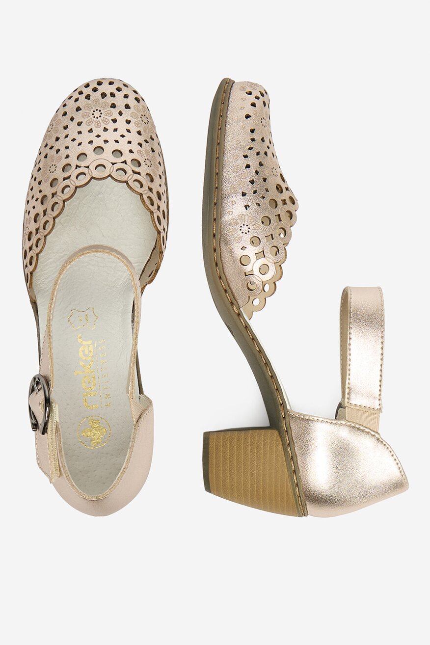 
                Rieker - Półbuty skórzane - 5906751645277