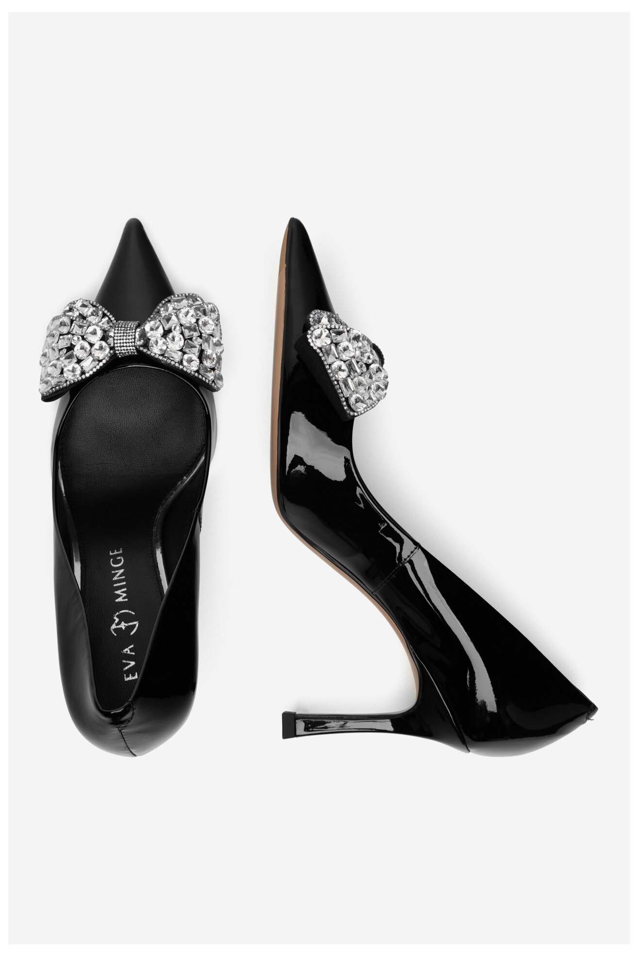 Czółenka EVA MINGE SARA-V1278-388-2 Czarny