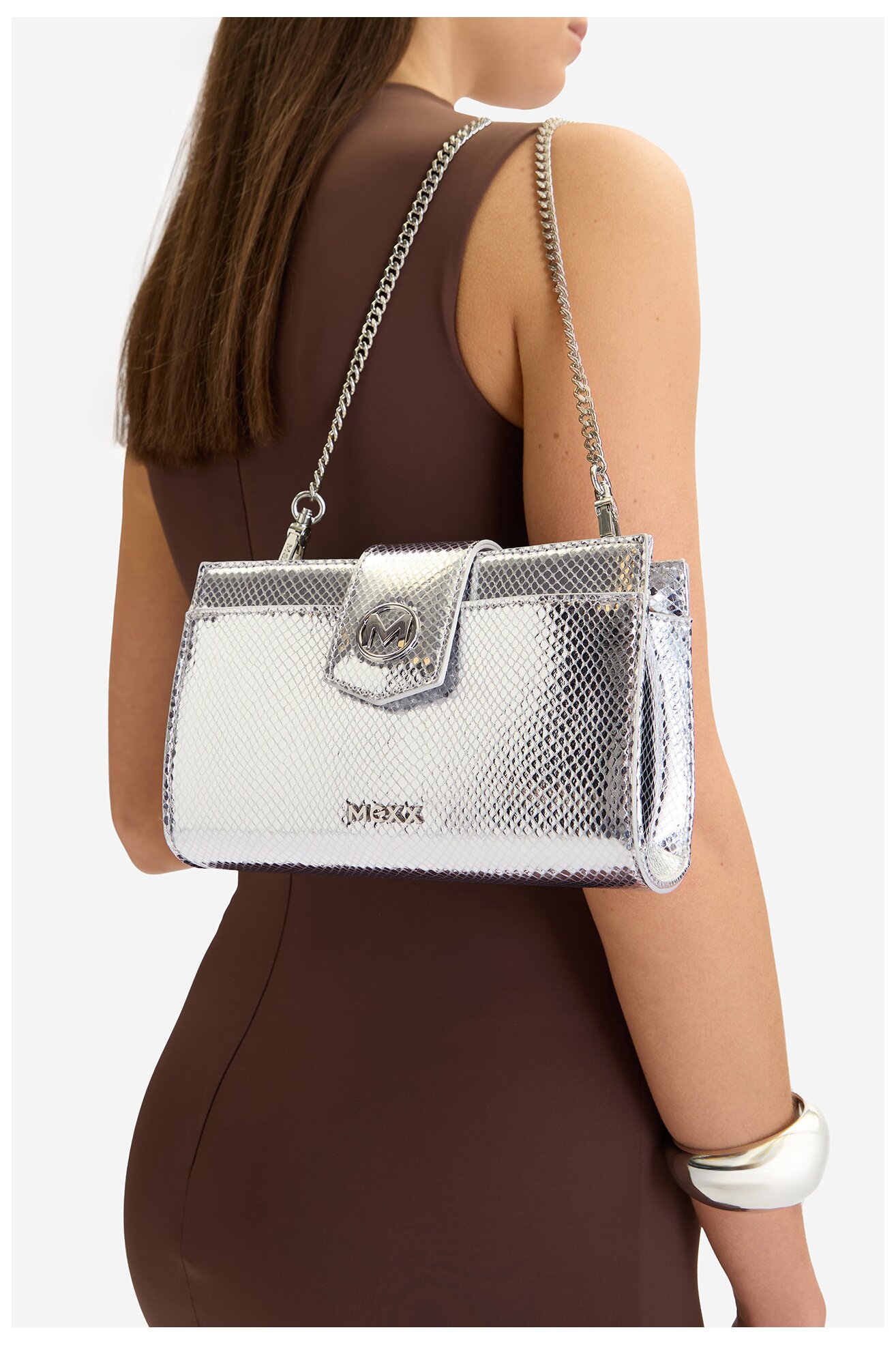 Дамска чанта Mexx CEO-MEXX-S-002-09 СРЕБРИСТ