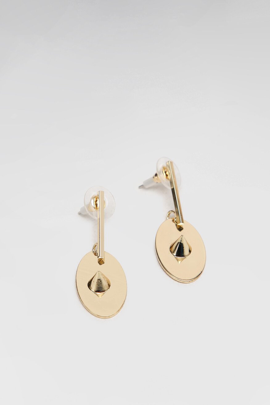 
                ACCCESSORIES - Zestaw 3 par kolczyków metaliczny złote - 5903698820859