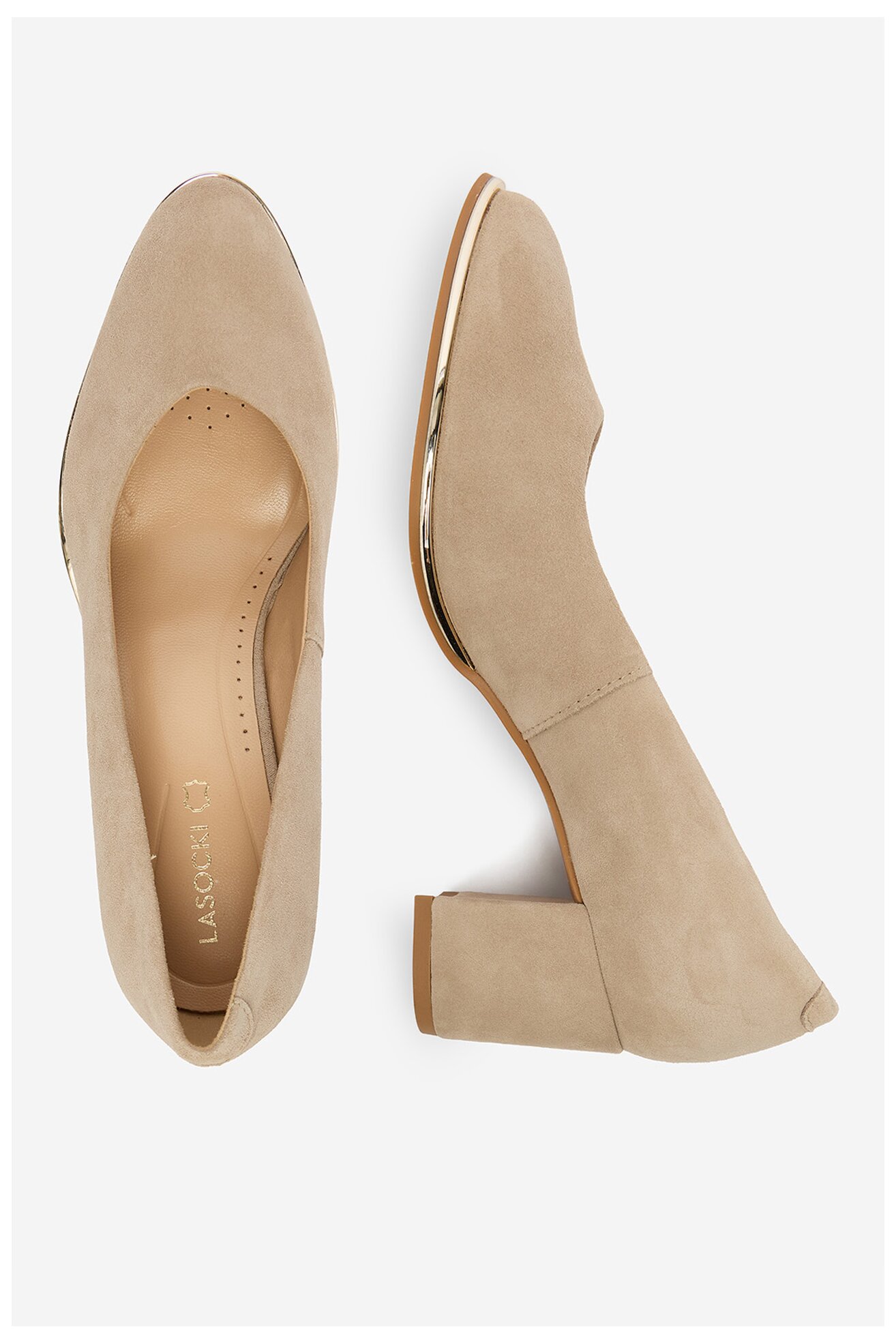 Czółenka Lasocki CEO-WB-VELA-01 Beżowy