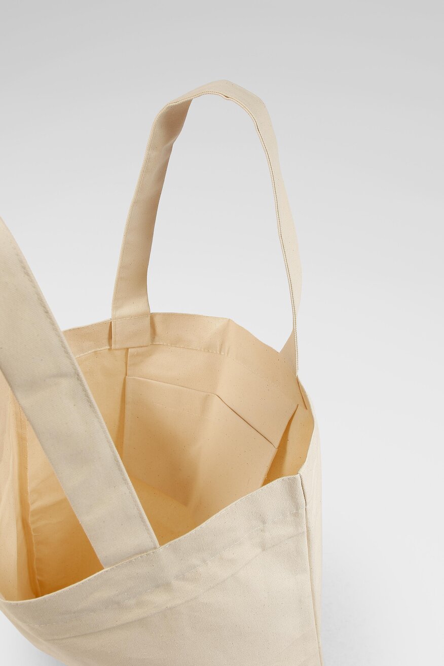 Lasocki - Torebka tote bag z printem beżowa - 5904248351243