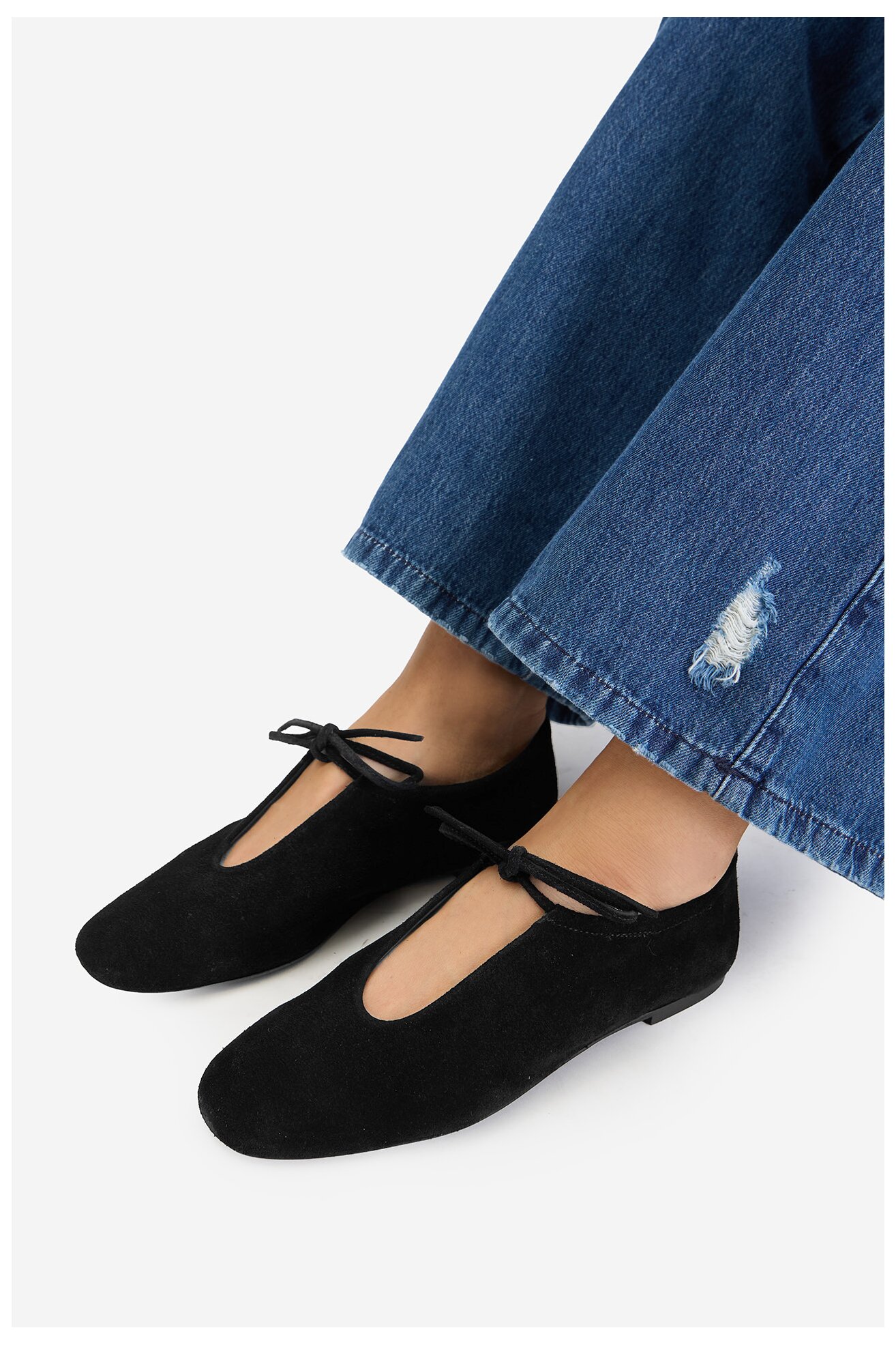 Baleriny Gino Rossi EO-26SS10 Czarny