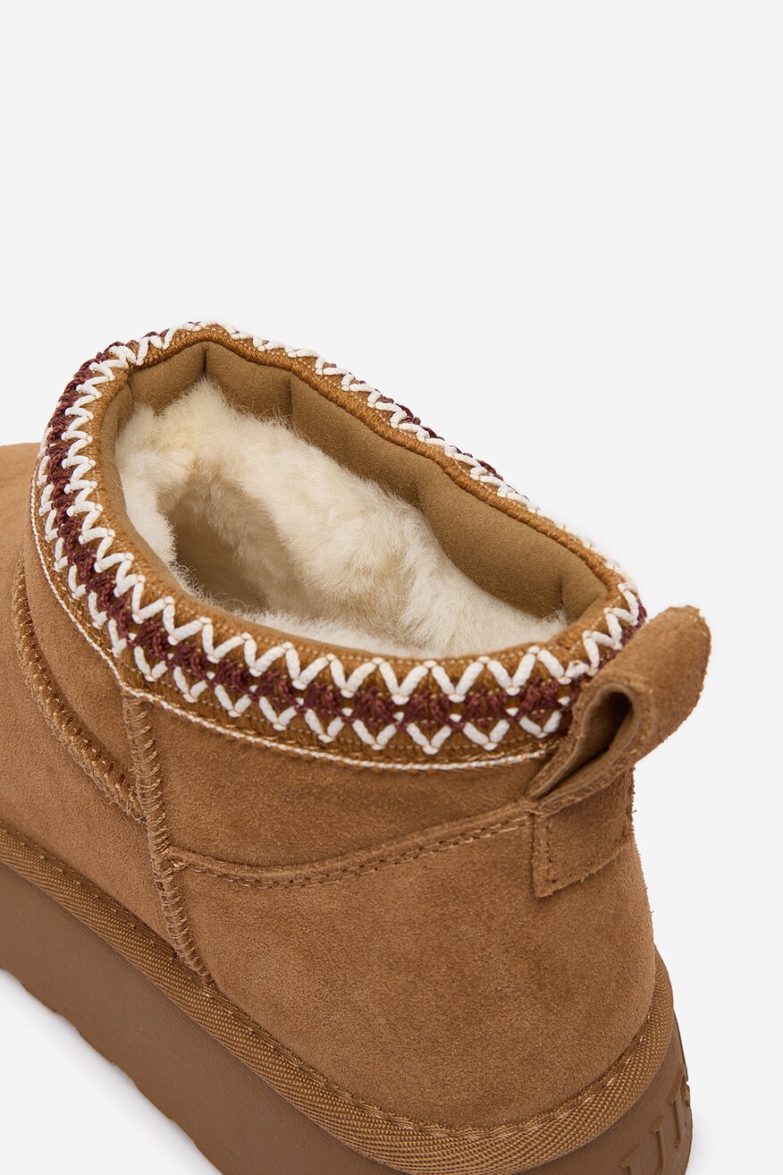 Badura - Śniegowce zamszowe - 5906751380956