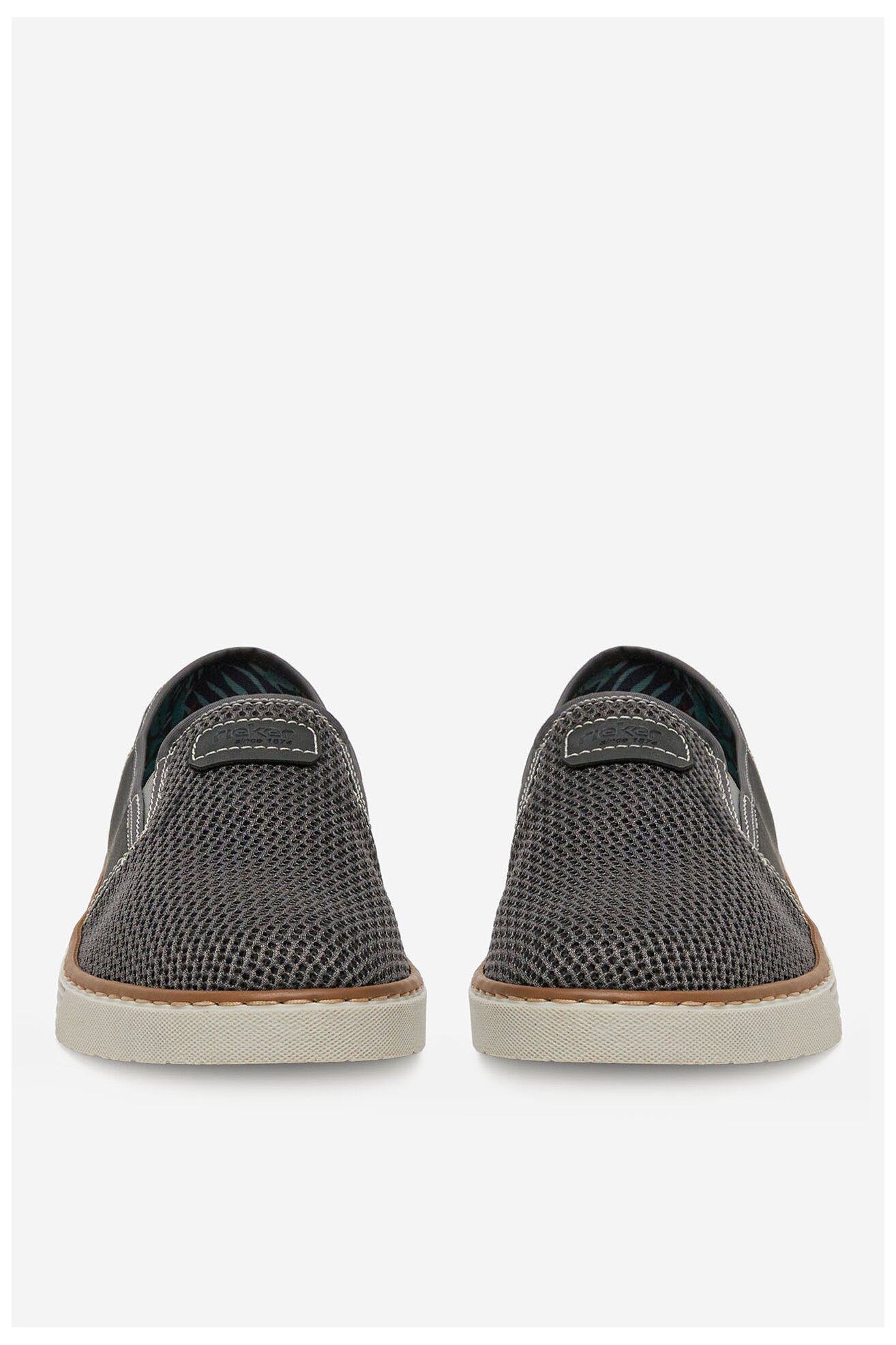 Trampki Rieker B2267-45 Szary