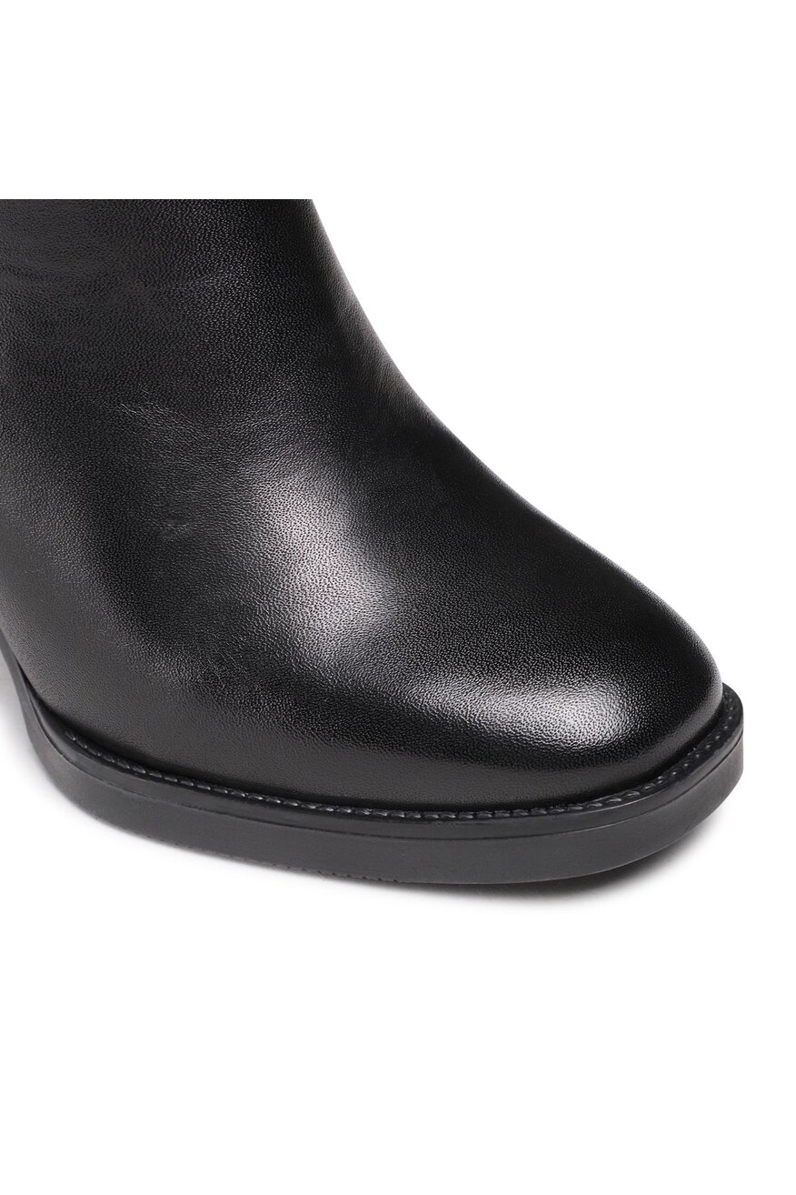 
                Lasocki - Skórzane botki czarne - 5904248096298