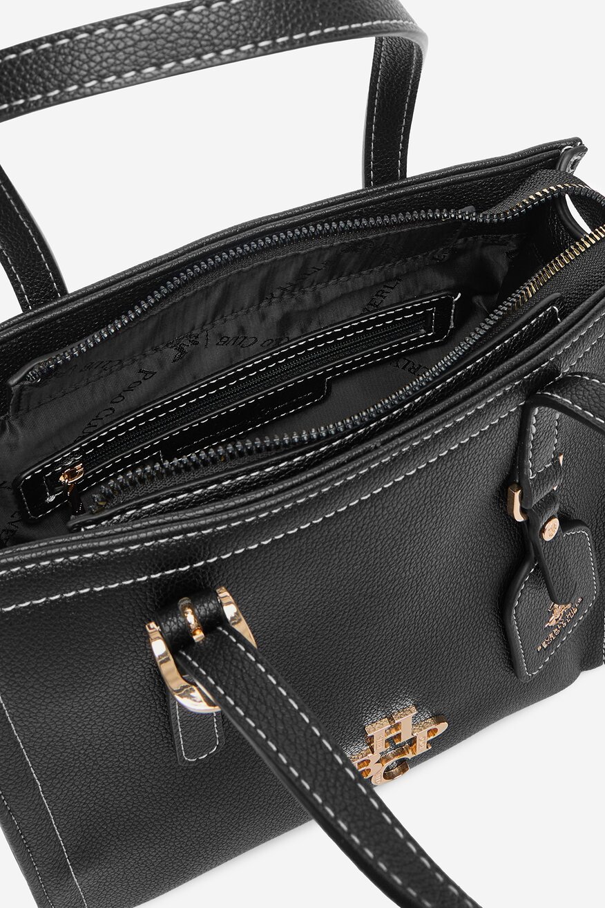 
                Дамска чанта Beverly Hills Polo Club ЧЕРЕН - 5906751598306