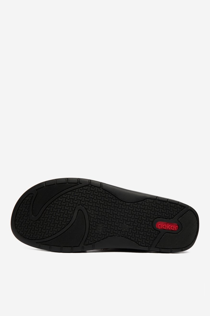 Rieker - Klapki skórzane - 5906751768464