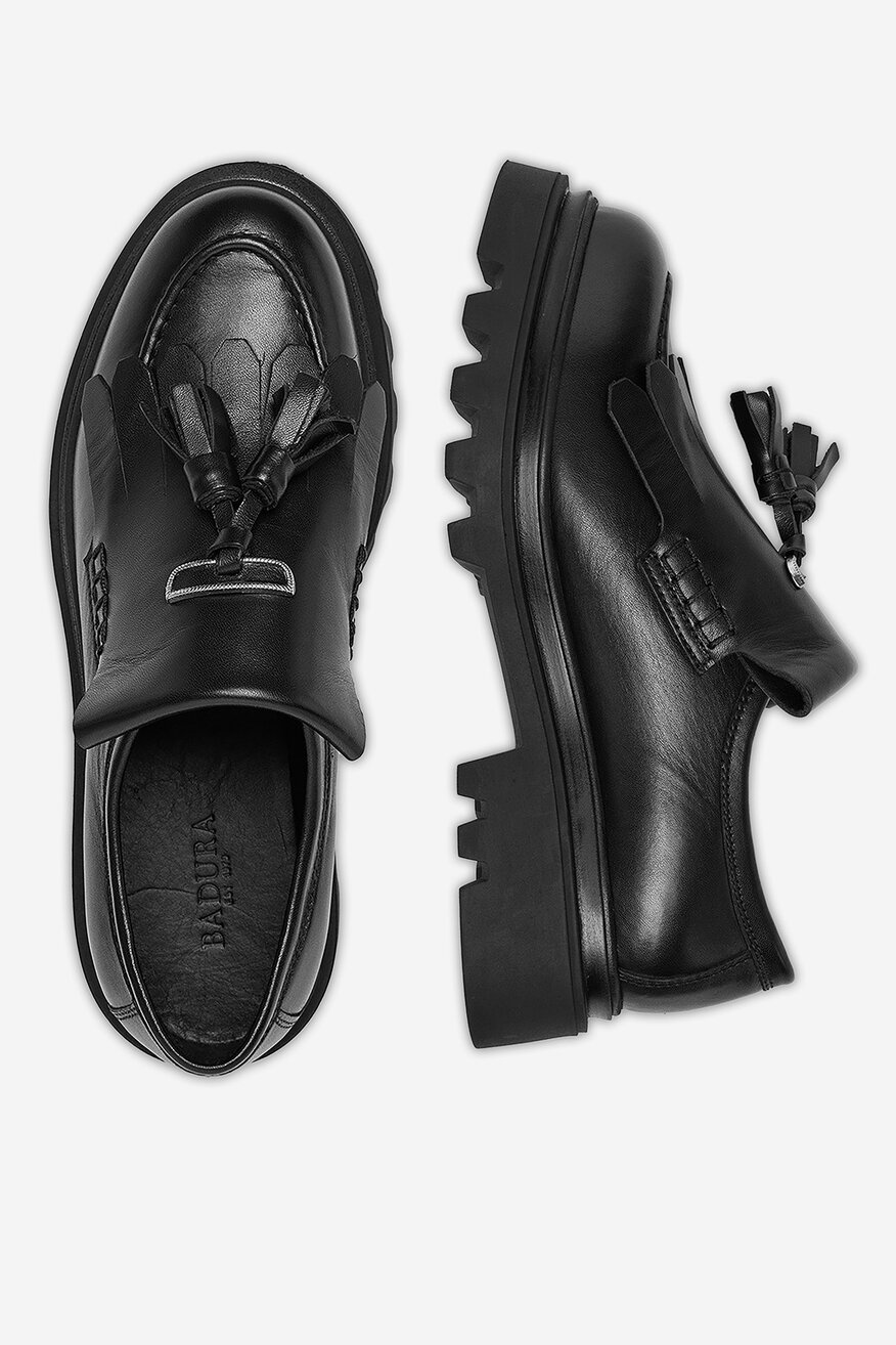 Mocasini Badura NEGRU - 5906751309797