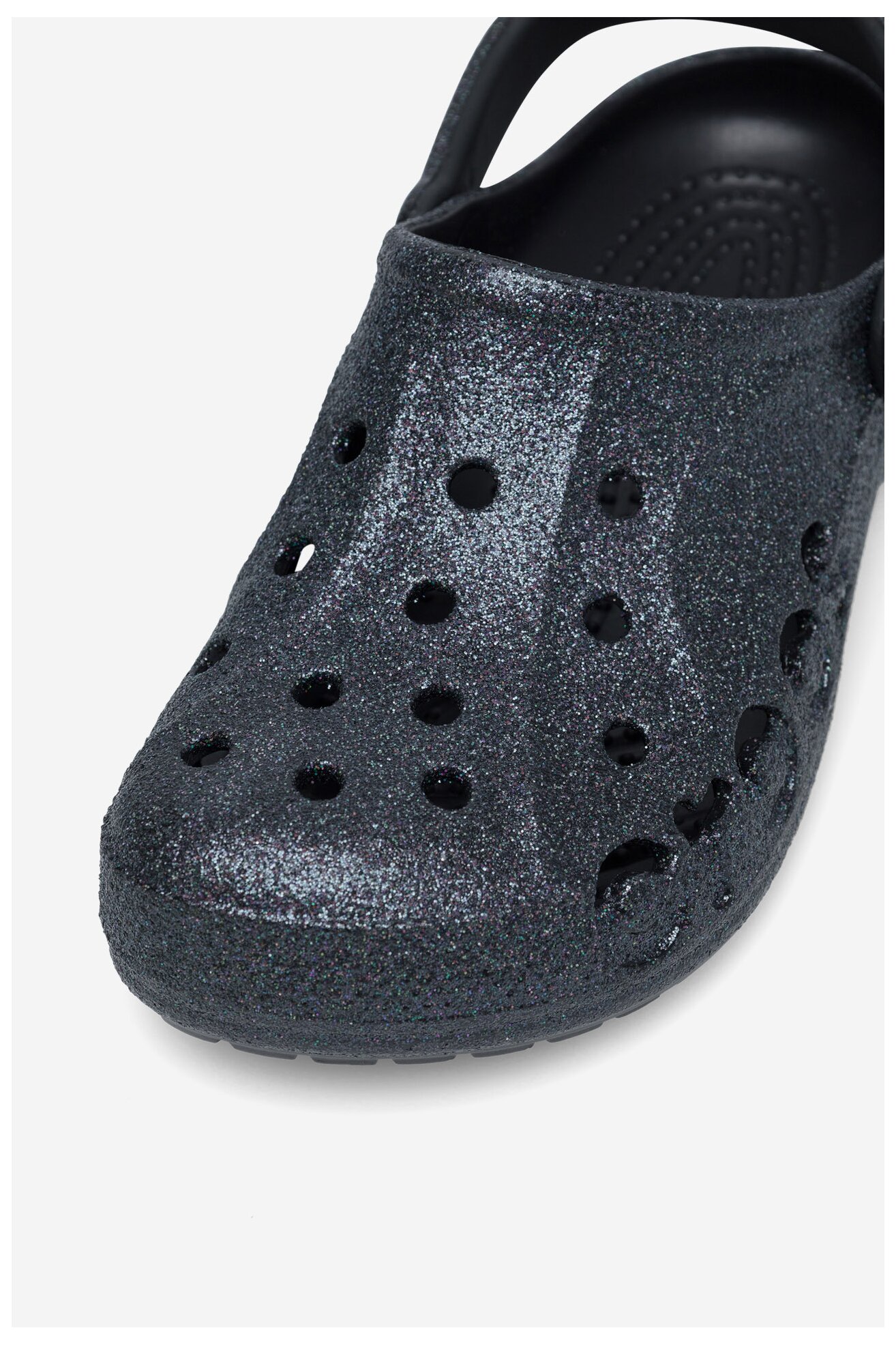Шльопанець для басейну Crocs BAYA GLITTER CLOG 205925-001 ЧОРНИЙ