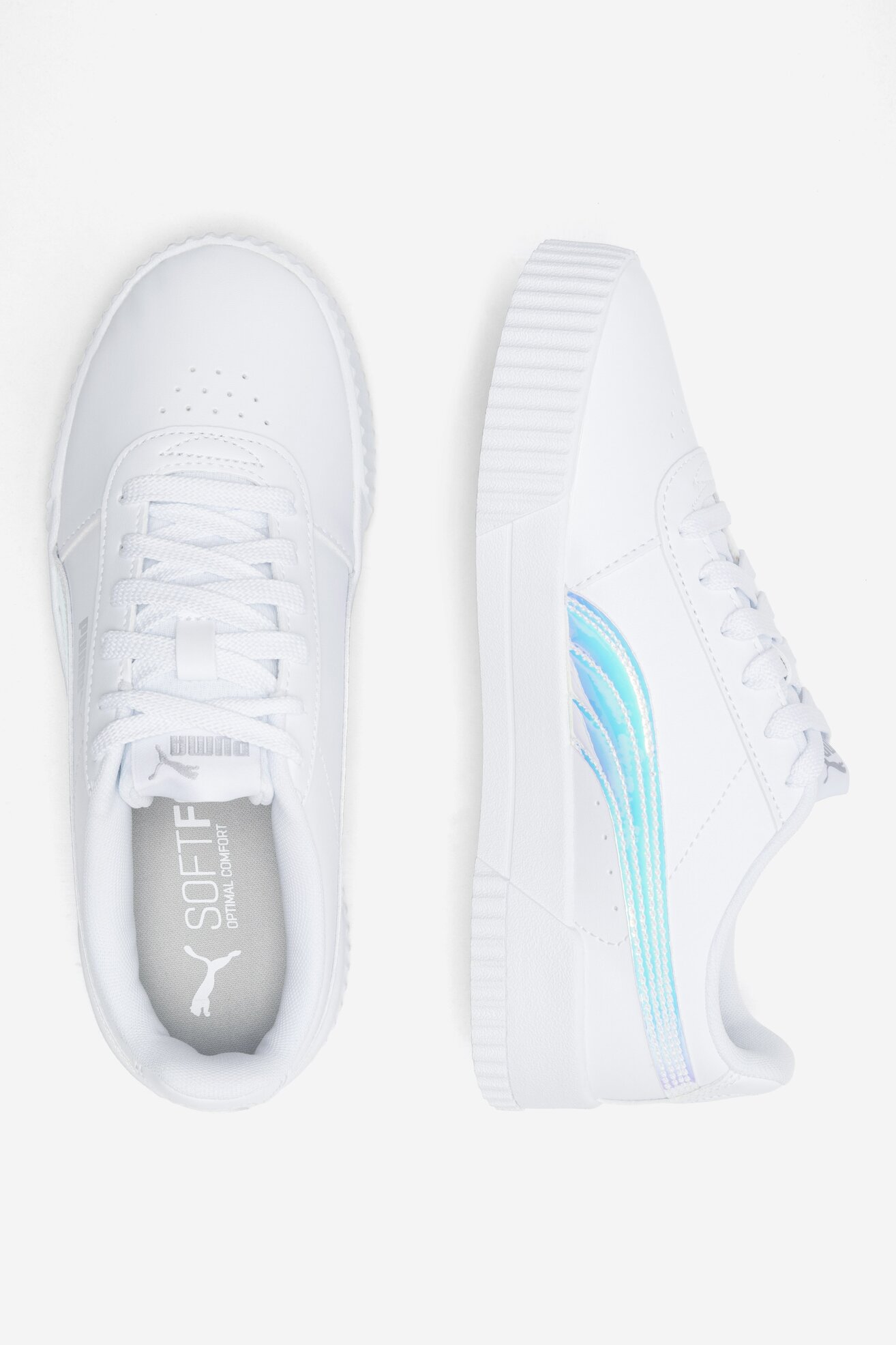 Obuwie sportowe Puma PUMA CARINA HOLO JR 38374101 Biały