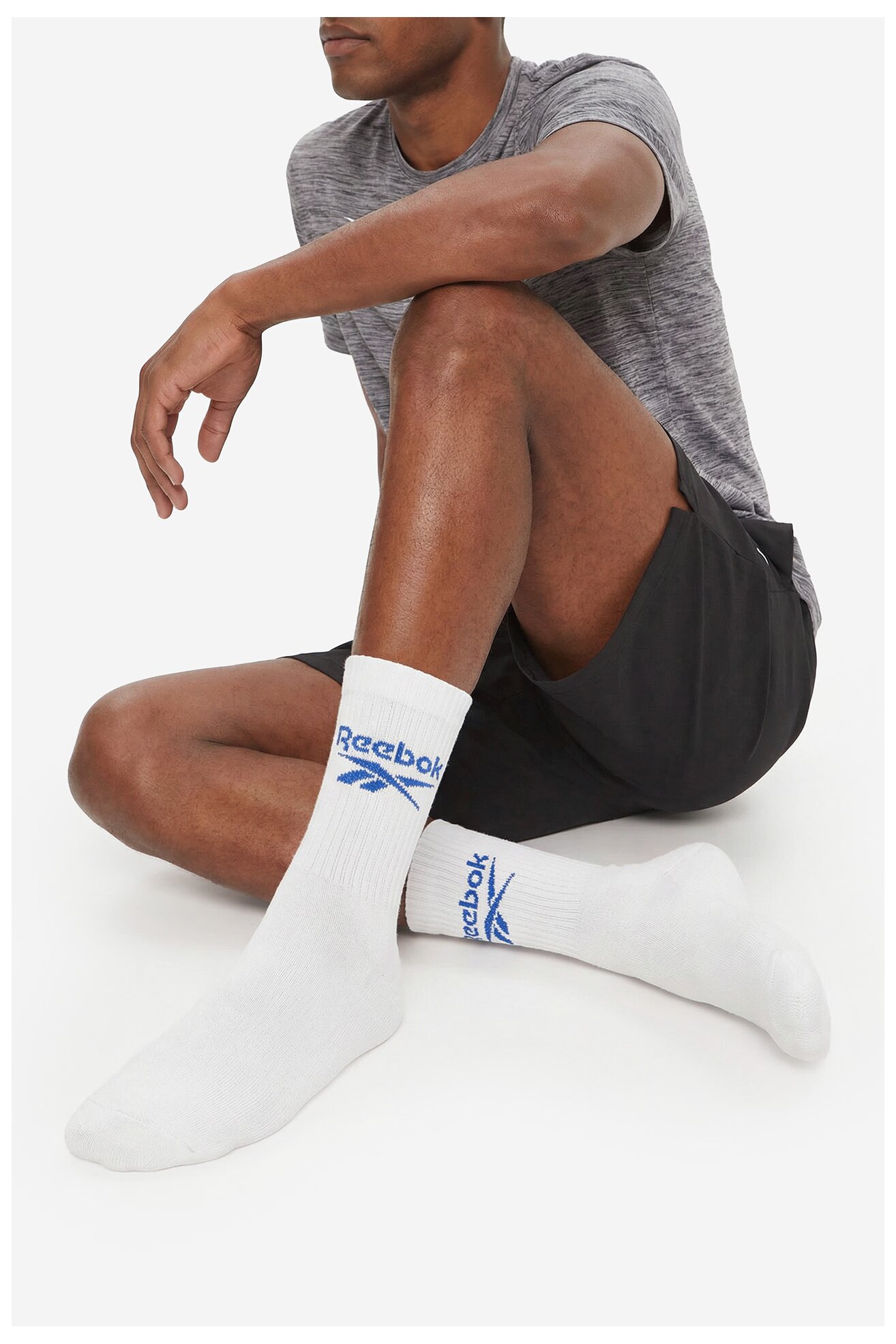 Zokni Reebok R0258-SS24 (3-PACK) FEHÉR